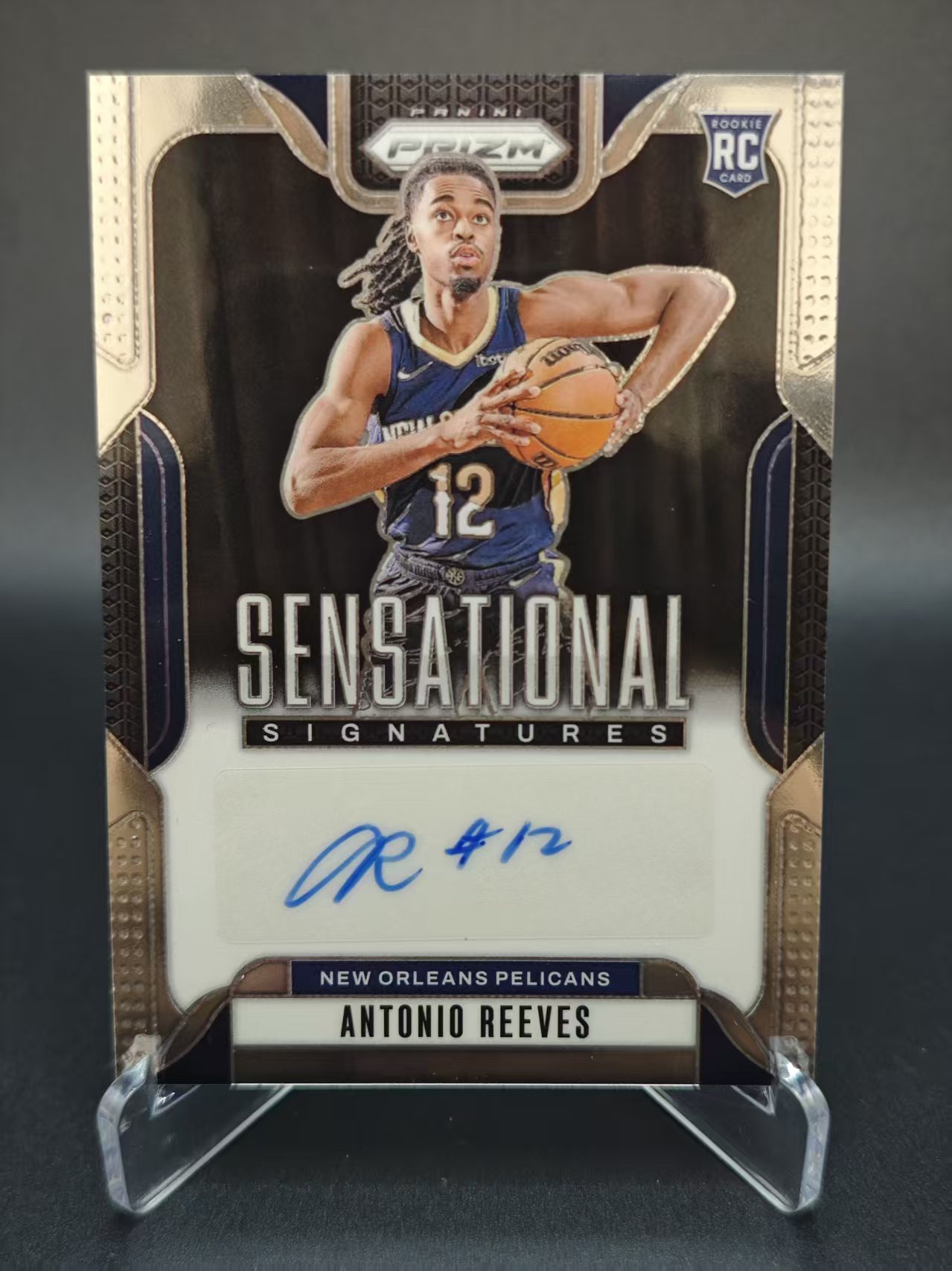 2024-25 【六六代卖 预付快速回款】 Prizm Antonio Reeves RC 里弗斯 鹈鹕 PZ 新秀 签字(GTL01)