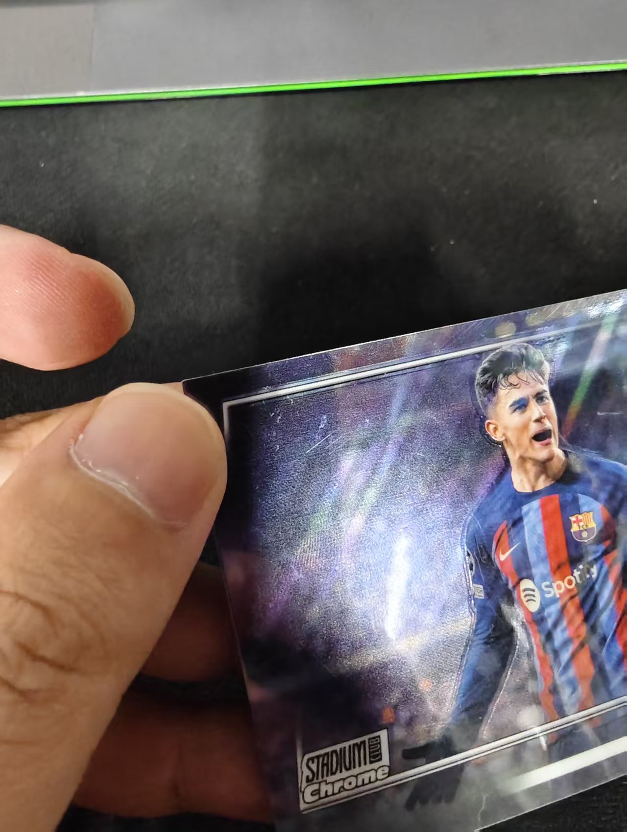 【可合并,不累计】2023 Topps Stadium Club Chrome Gavi 加维 巴塞罗那 巴萨 西班牙金童 欧冠 竞技场 不保卡品 介意勿拍 #68