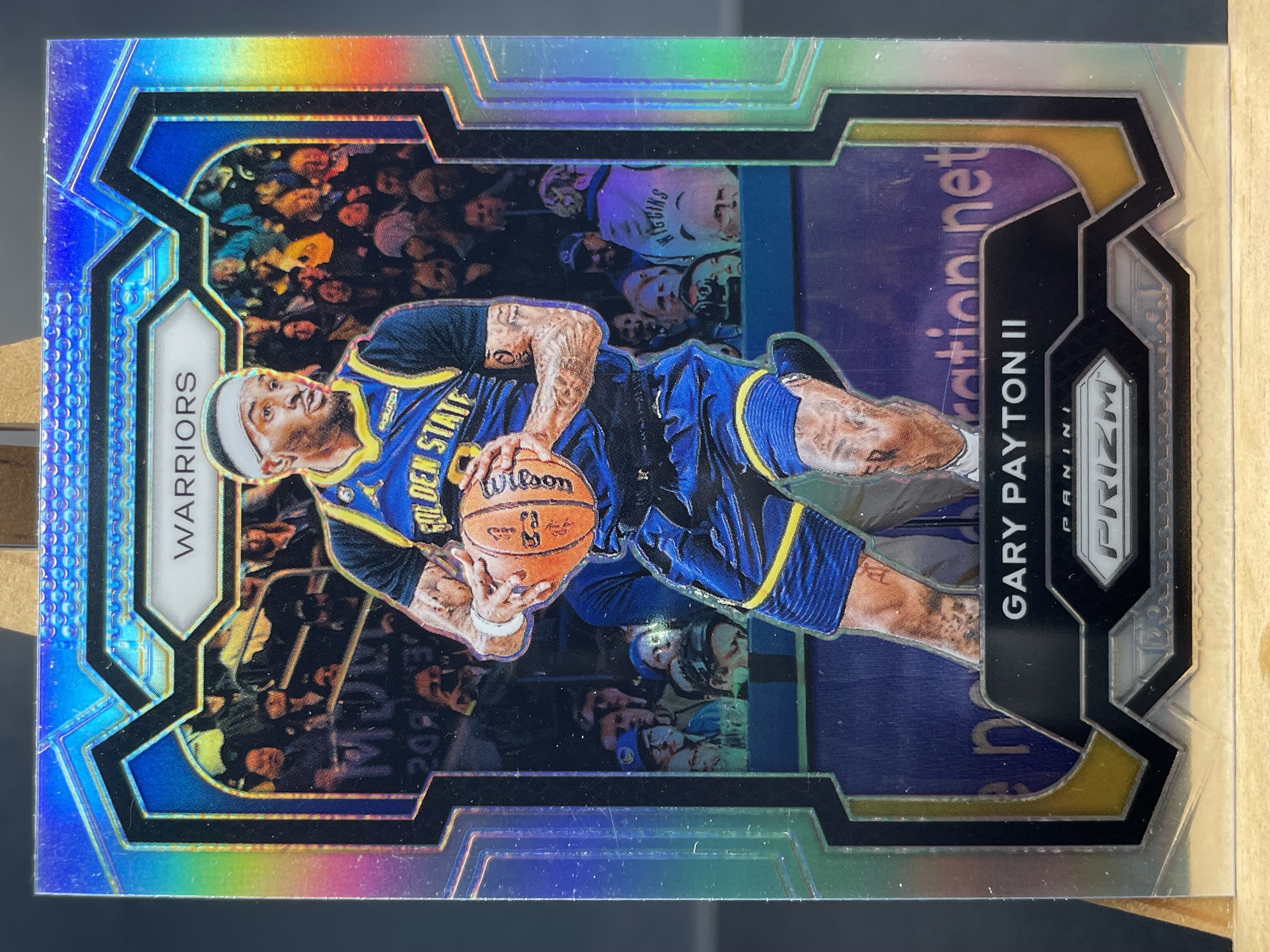 (B2) 2023-24 PANINI PRIZM 银折 加里 佩顿二世 勇士 近期大热球星 收藏凑套必备 卡品如图!!!
