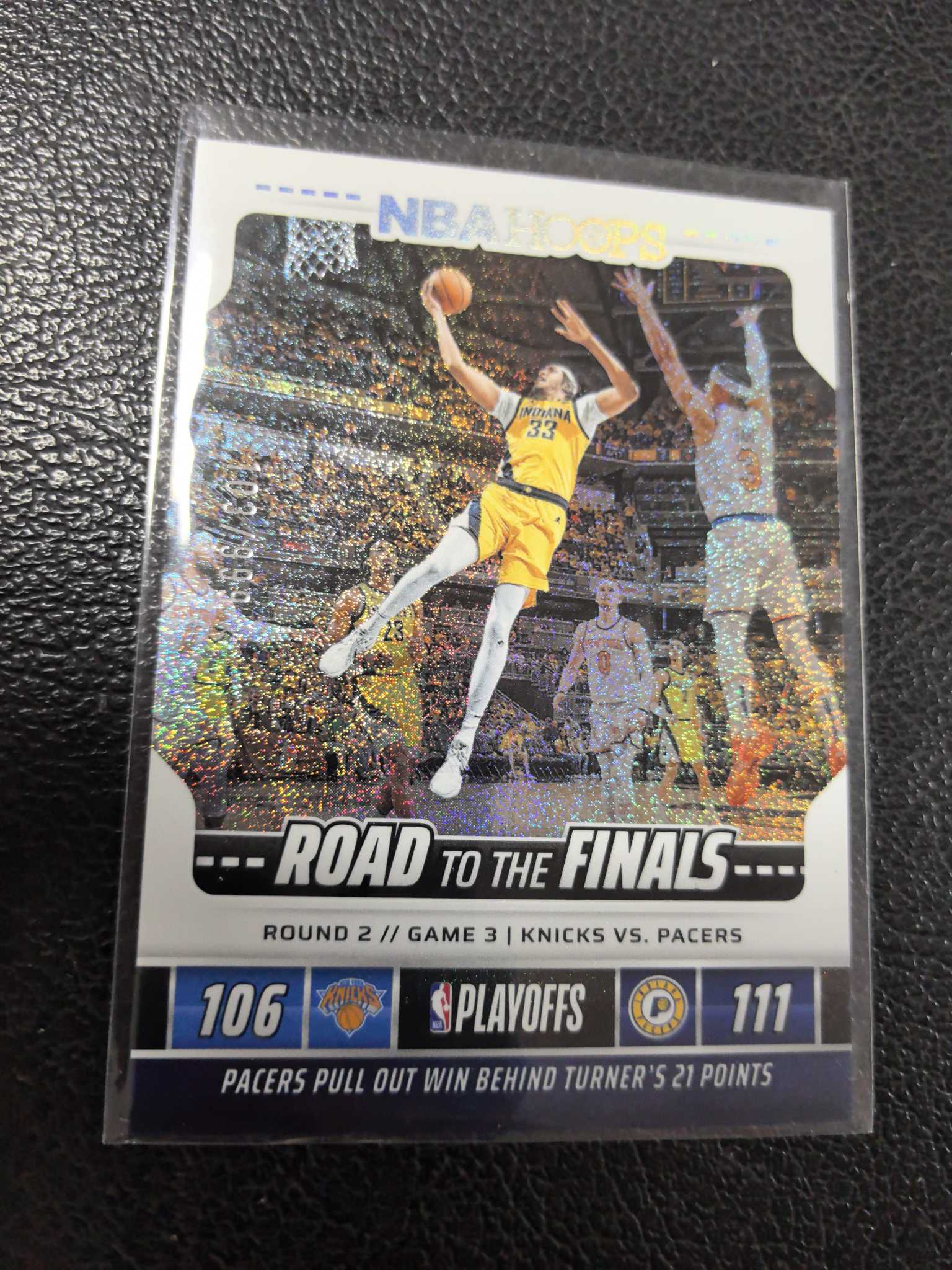 2024-25 迈尔斯 特纳 步行者 冠军之路 999编 点点折 闪折 11-9