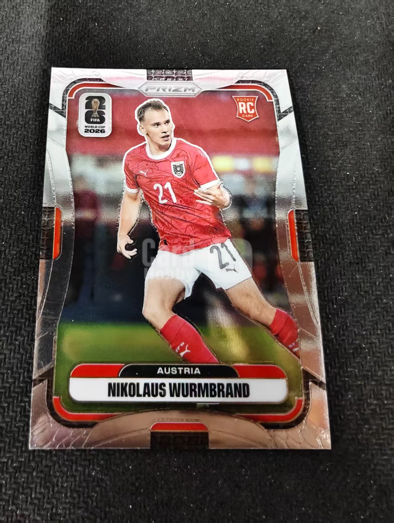 2026 Panini World Cup Prizm Nikolaus Wurmbrand 奥地利 新秀RC 乌尔姆 布兰德 PZ世界杯 划痕 边角瑕疵#150