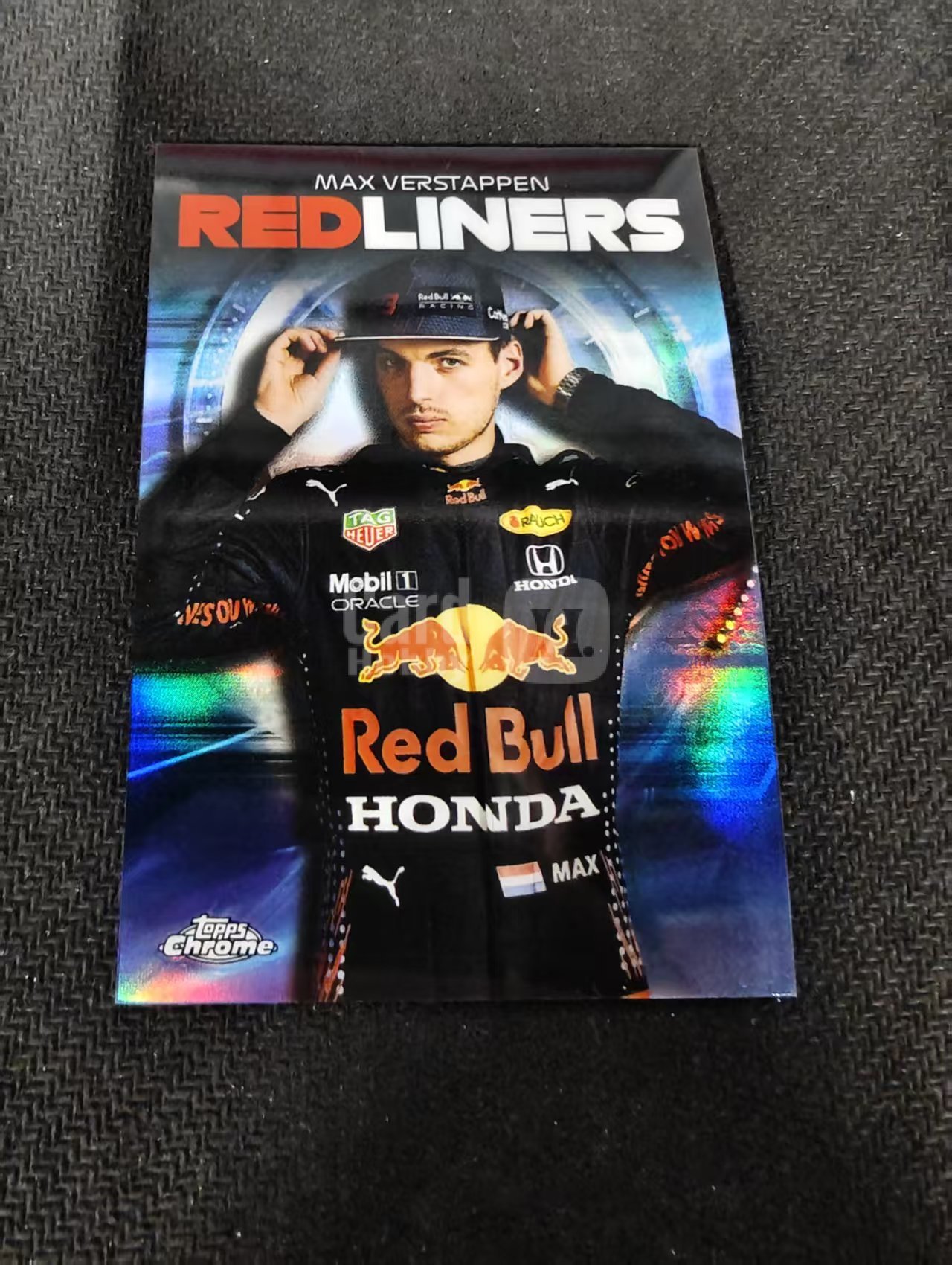 2021 Topps Chrome Max Verstappen F1 银折 red liners 特卡 红牛 维斯塔潘 边角瑕疵 #3