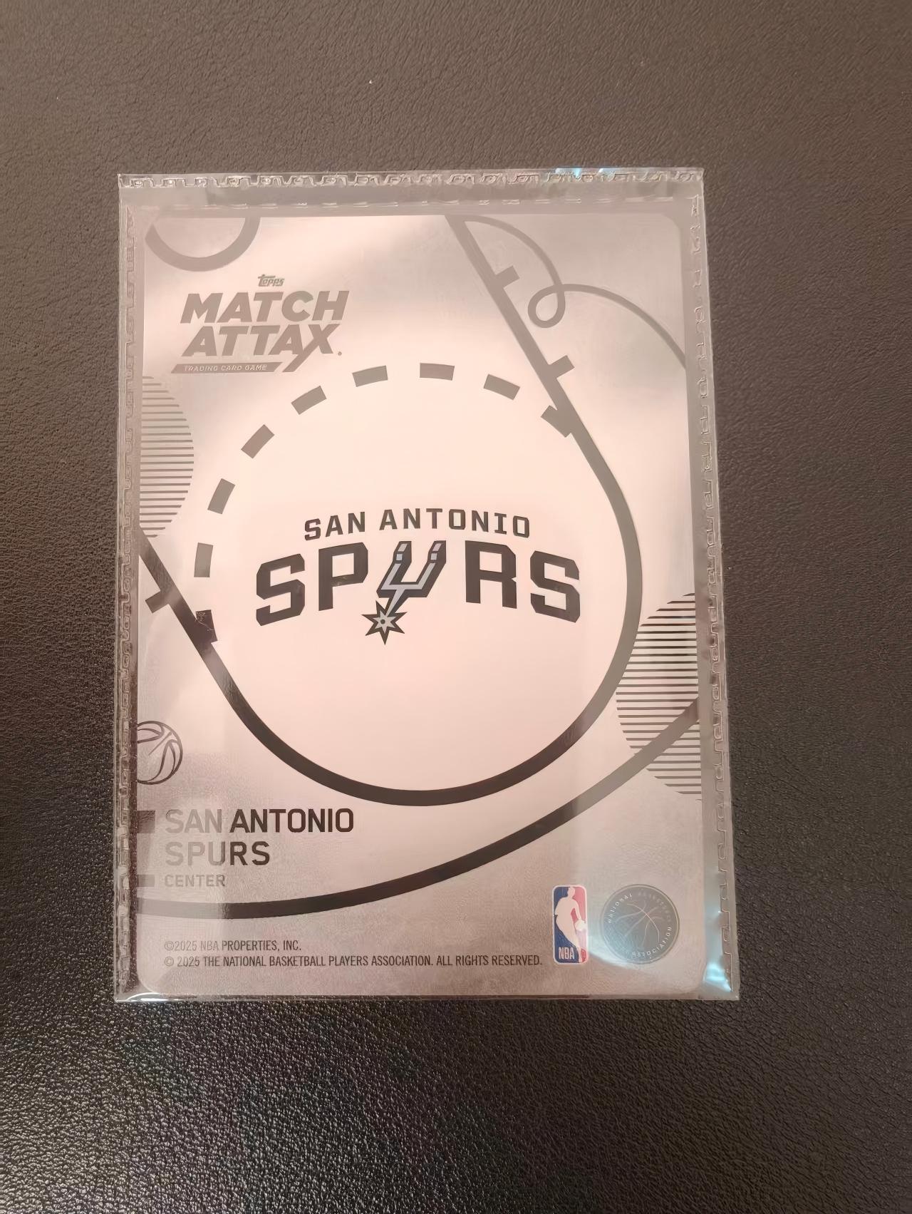 2025 Topps Topps Victor Wembanyama 2025 Topps 首发 圣安东尼奥马刺 文班亚马 卡品如图 收藏必备