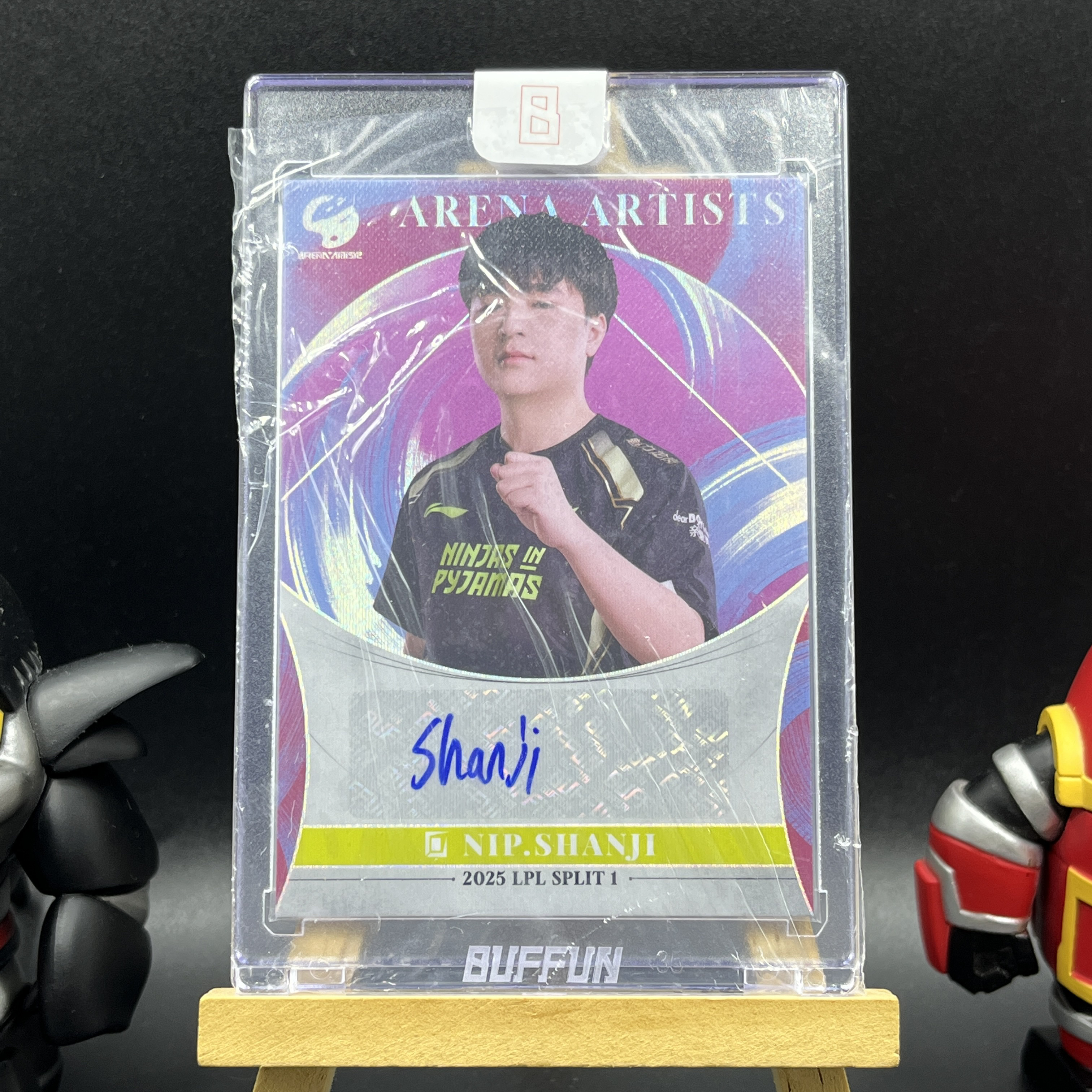 【KabuDa不累计】2025 Buffun 不凡玩品 英雄联盟 赛场艺术家 LPL 选手卡 NIP Shanji 15编 单人签字卡 For
