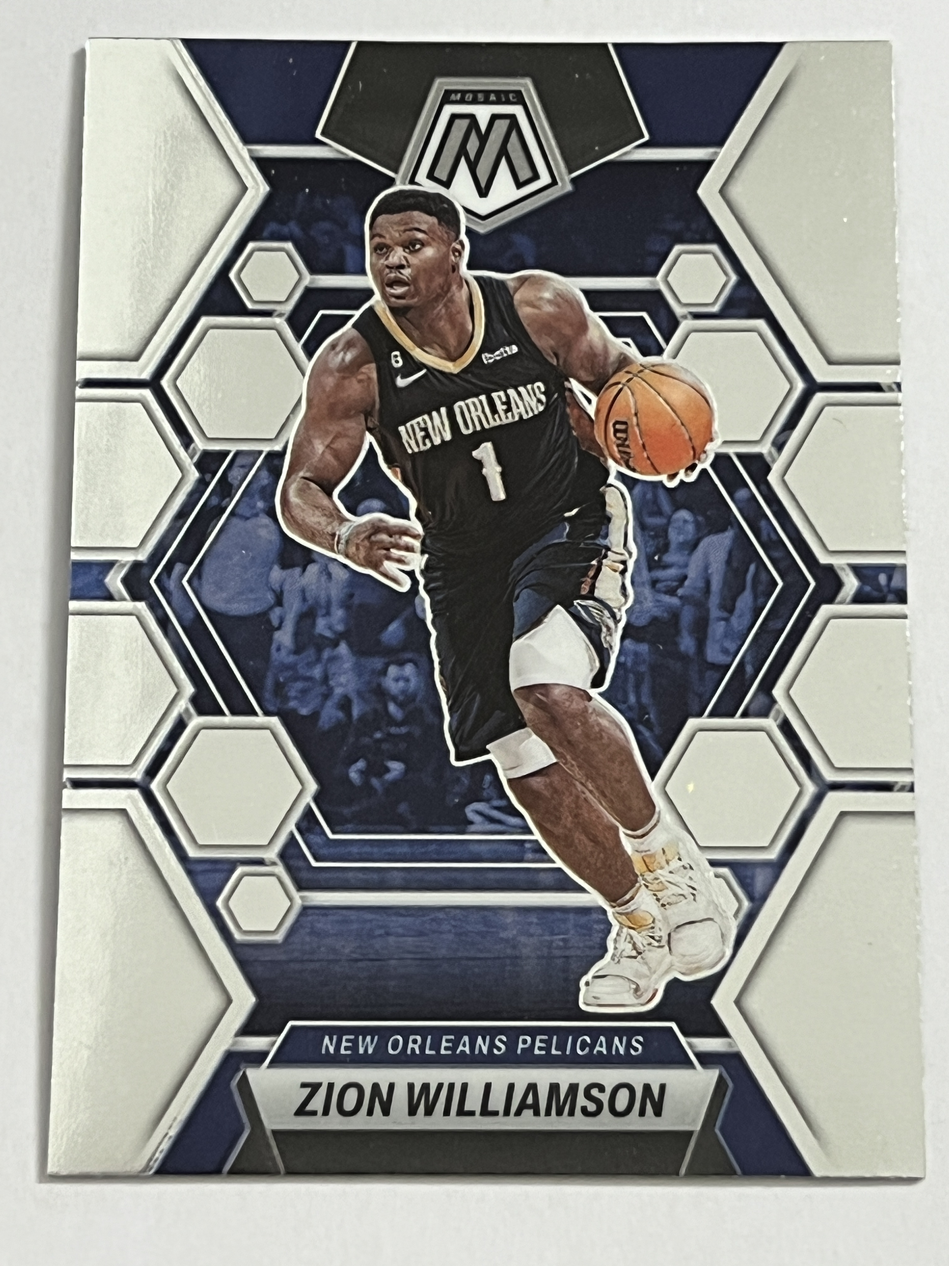 2022-23 Panini Mosaic Zion Williamson 锡安 威廉姆森 胖虎 蔡恩 鹈鹕队 热门球星 收藏必备 实卡精美 #120