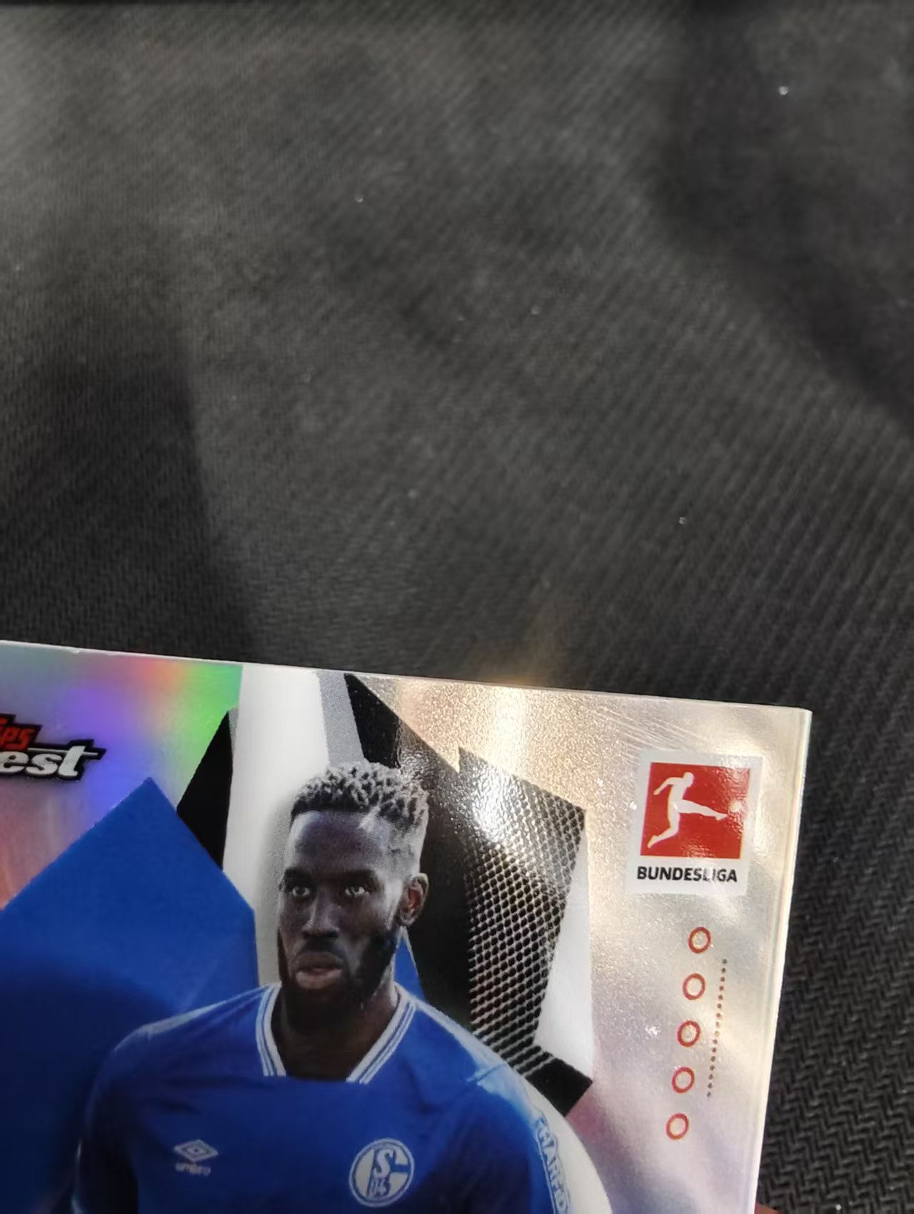 【可合并,不累计】2021 Topps Finest Salif Sane 德甲Finest 沙尔克04 萨内 贝尔 签字 签名 银折 瑕疵如图