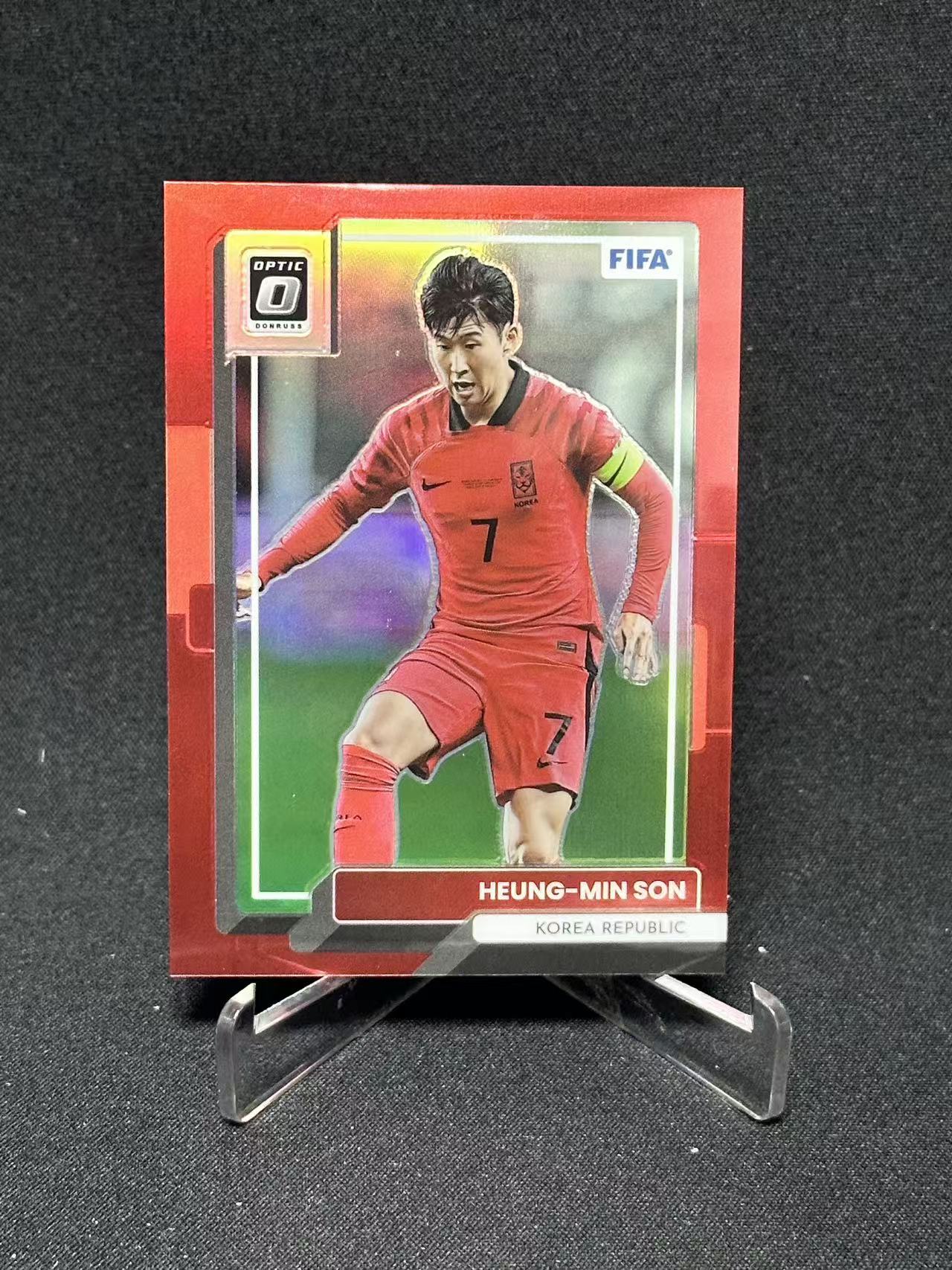 2022-23 Panini Donruss Heung-Min Son 【哆哆卡社】孙兴慜 165编 红折 世界杯韩国锋线核心 卡品如图