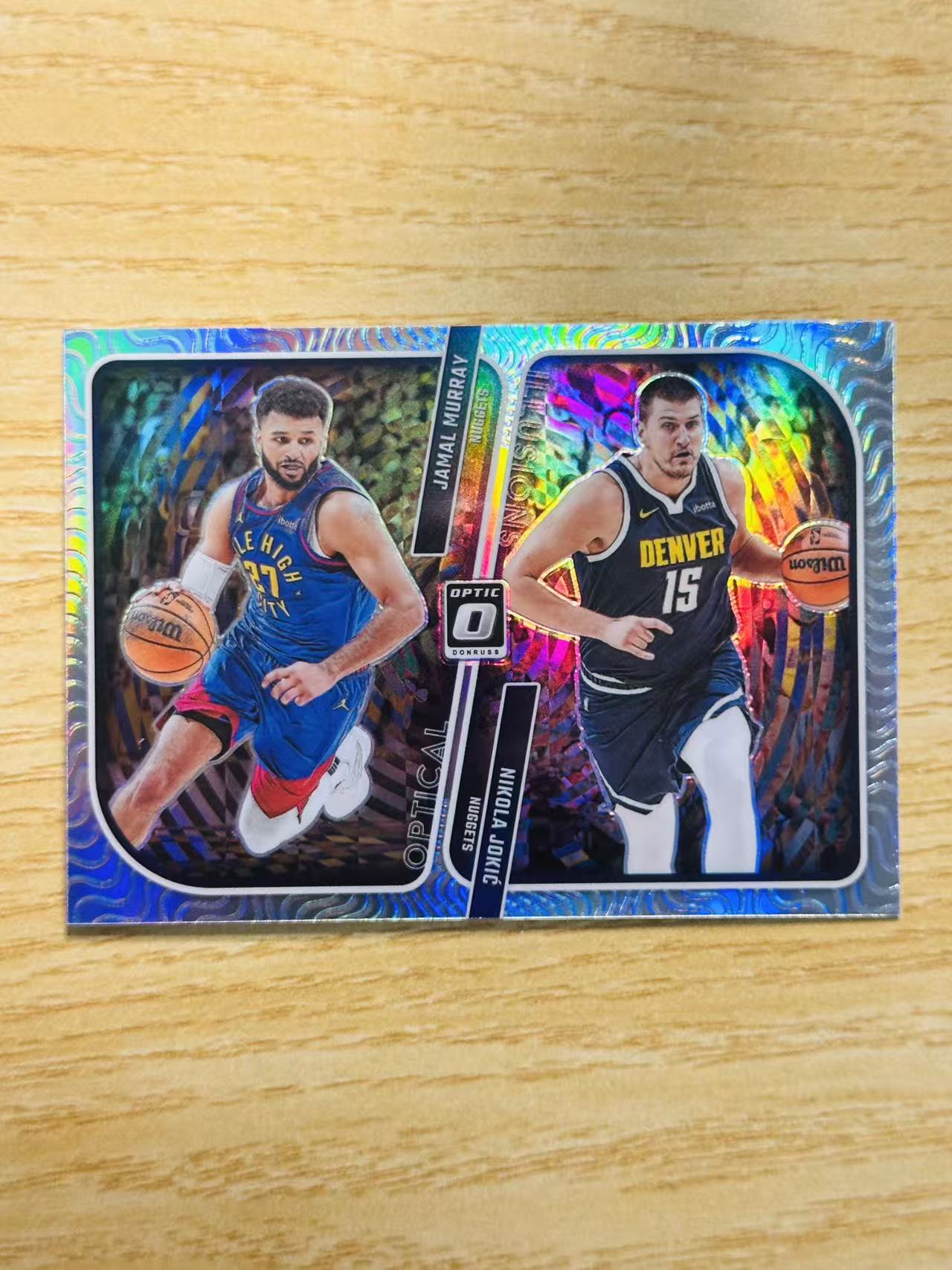 2023-24 Panini Donruss Nikola Jokic 嘿嘿代卖 杜蕾斯 optic 约基奇 穆雷 双人 特卡 银折 冠军组合 掘金 收藏必备
