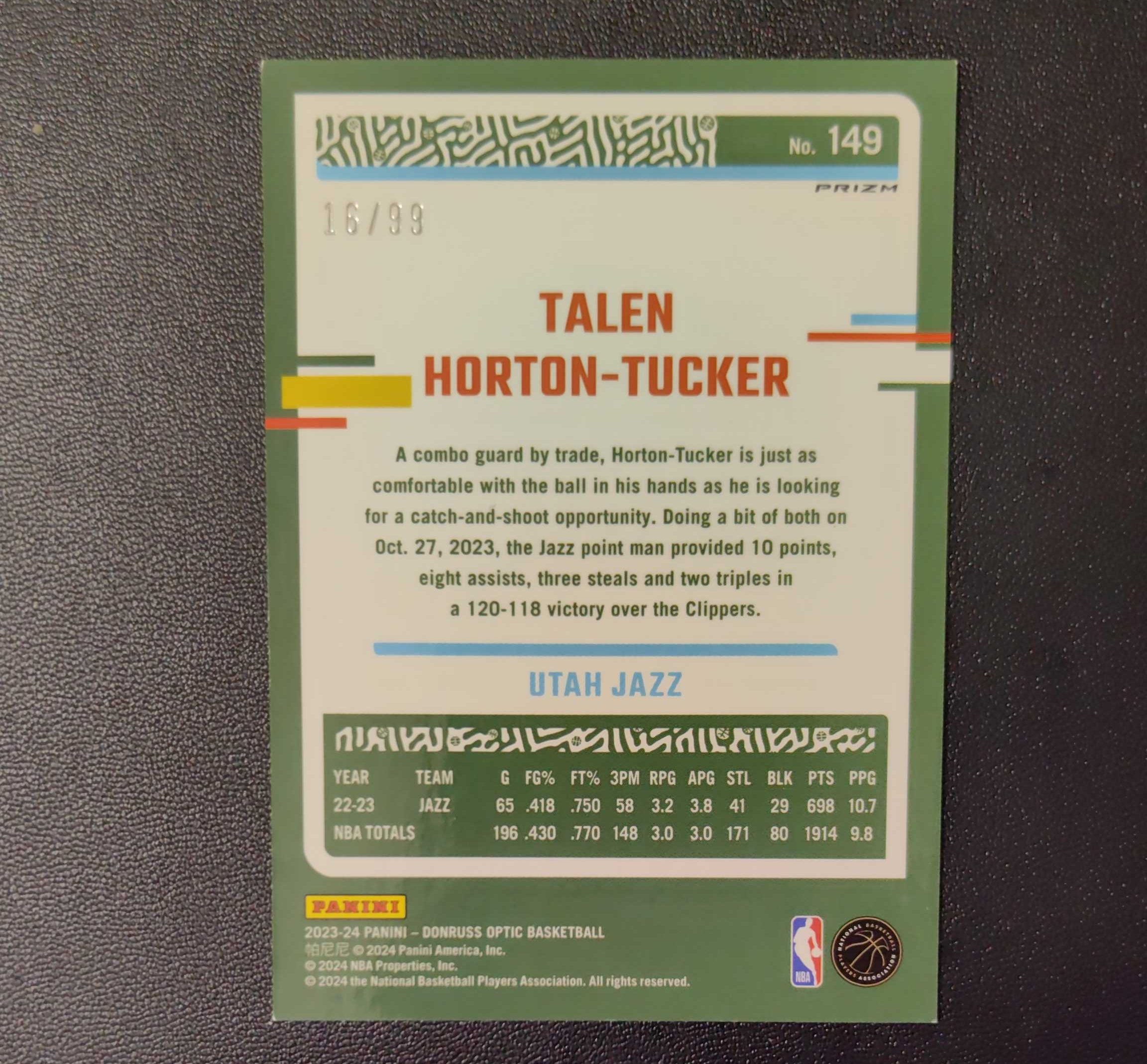 2023-24 Panini Optic Robert Williams III 开拓者 罗伯特 威廉姆斯 99编 铜闪折 库里 东契奇 詹姆斯 勇士 湖人 文班亚马