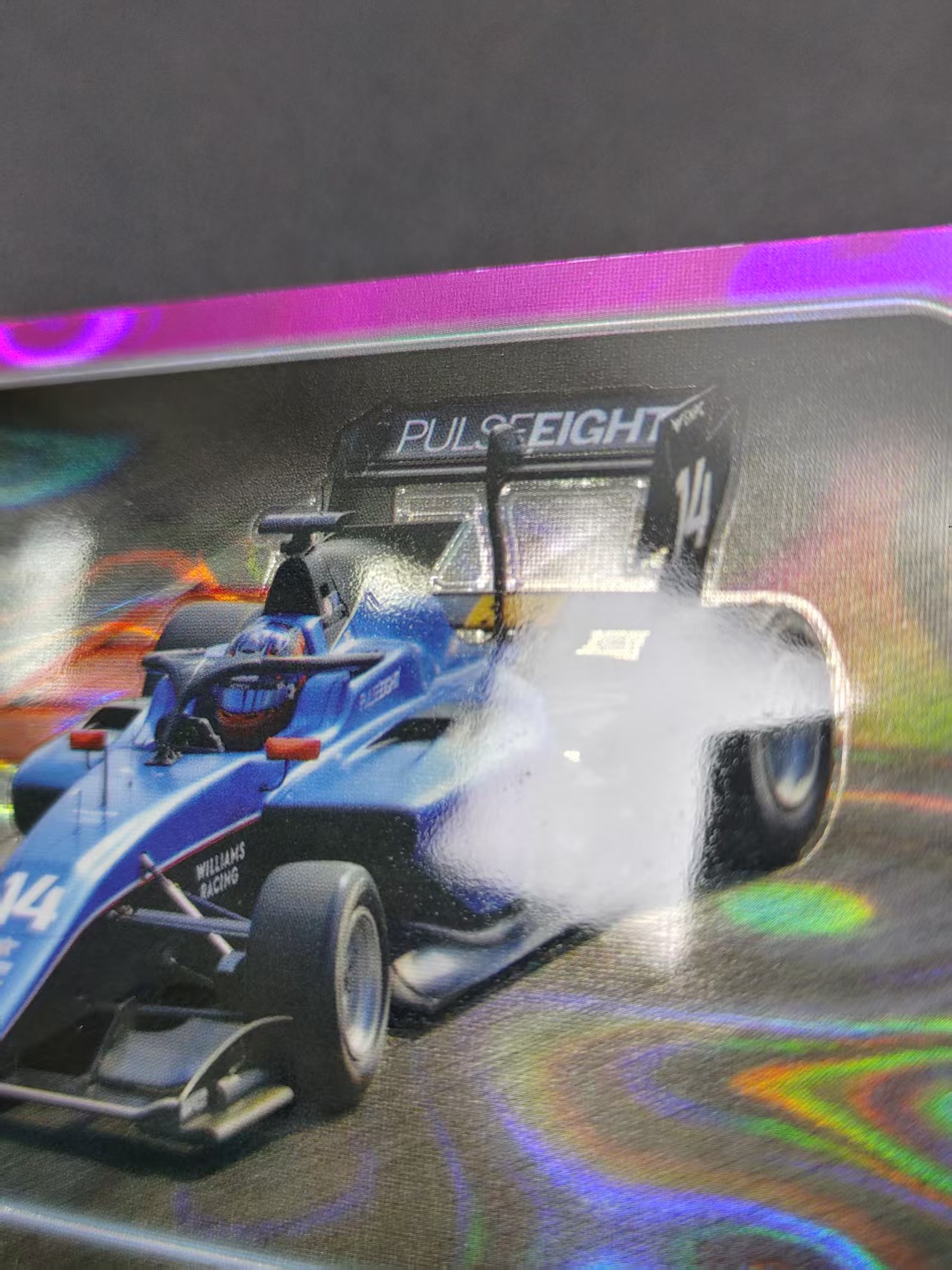 2024 Topps Chrome Luke Browning F1 卢克·布朗宁 赛车 /225编 粉红熔岩折 折射 卡品如图 NPY