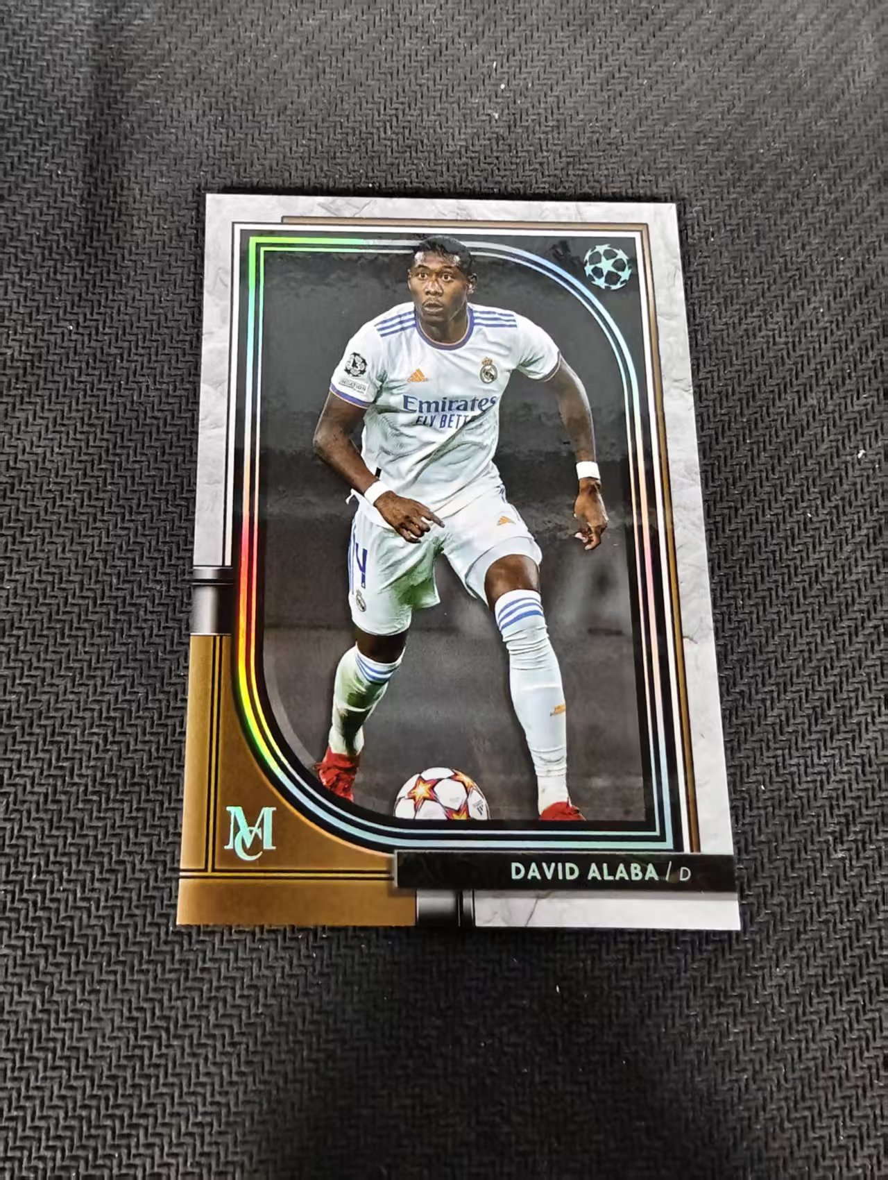 【可合并,不累计】2022 Topps Museum David Alaba 欧冠 博物馆 大卫 阿拉巴 皇马 边角瑕疵