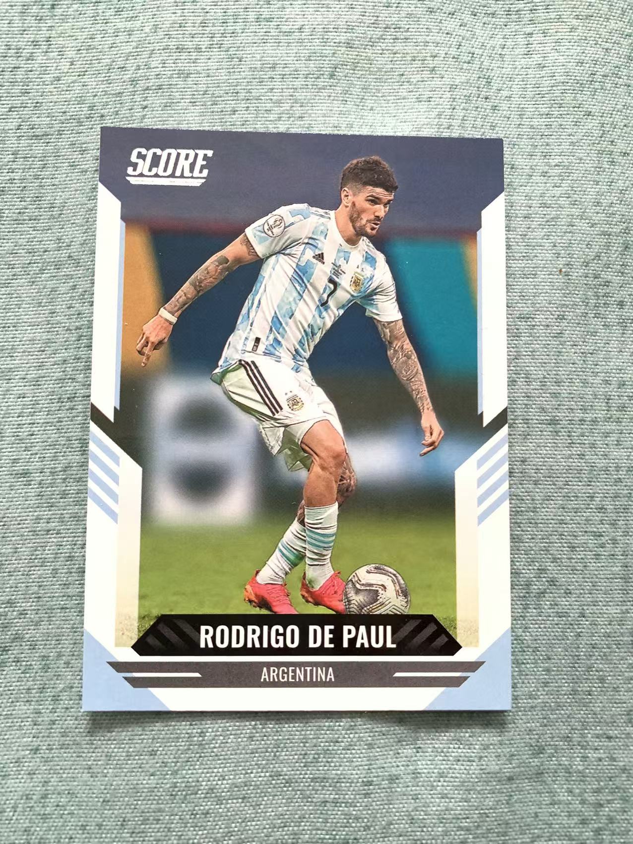 2021-22 Panini Score 罗德里戈 德保罗 Rodrigo De Paul 阿根廷 base 梅西队友 世界杯冠军 旺旺