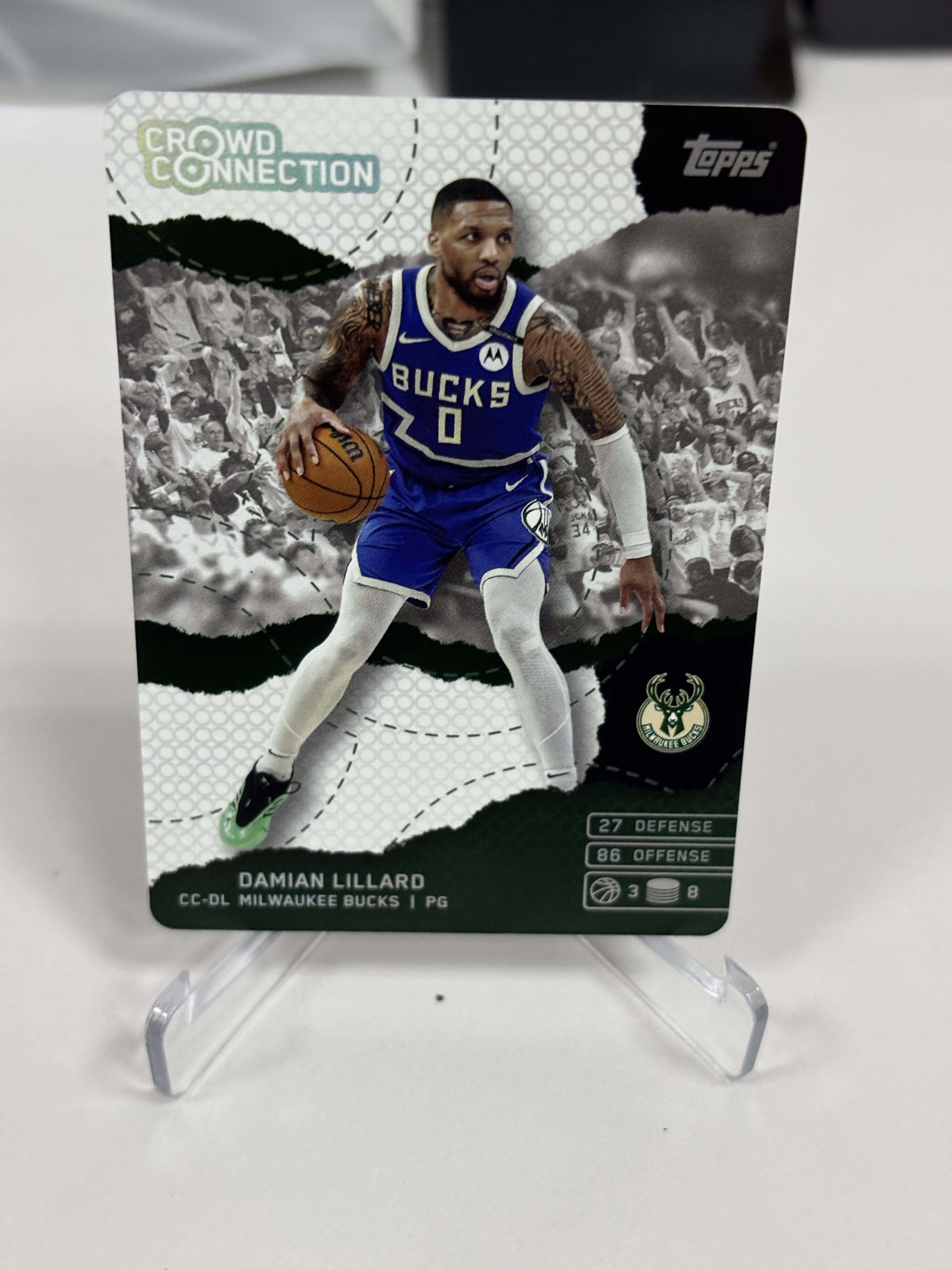 2025 【古力查维度卡】 Topps 卡游 Kayou Match Attax 游戏版 Damian Lillard 达米安 利拉德 密尔沃基雄鹿 品相自观 不累计 只合并当日订单 拍前请阅读详情