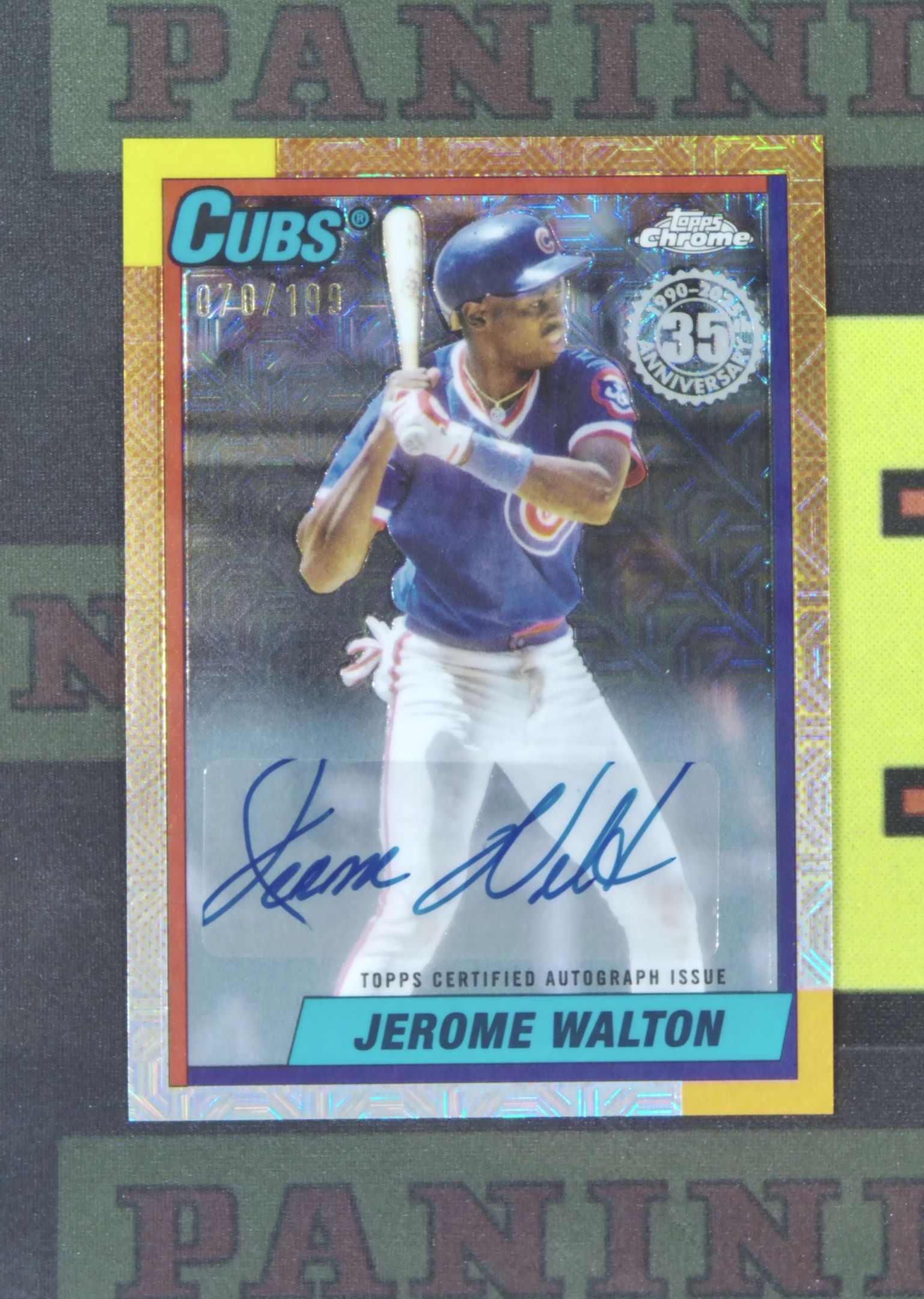 2025 Topps Chrome Jerome Walton Nirvana Project 杰罗姆 沃尔顿 芝加哥小熊 名宿 070/199 签字 Mojo折 复古 TC 卡品如图 涛涛¥