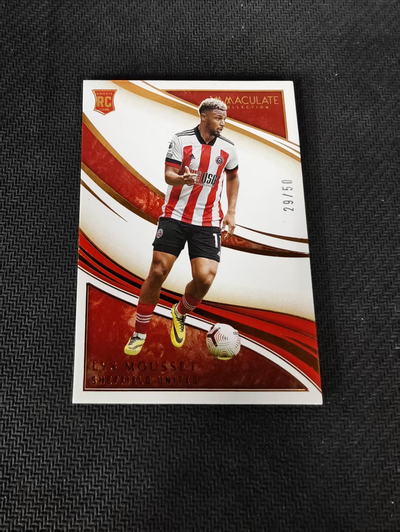 【可合并,不累计】2020 Panini Immaculate Lys Mousset RC 新秀 英超 谢菲尔德 利斯穆塞 爱咪咪 50编 边角瑕疵