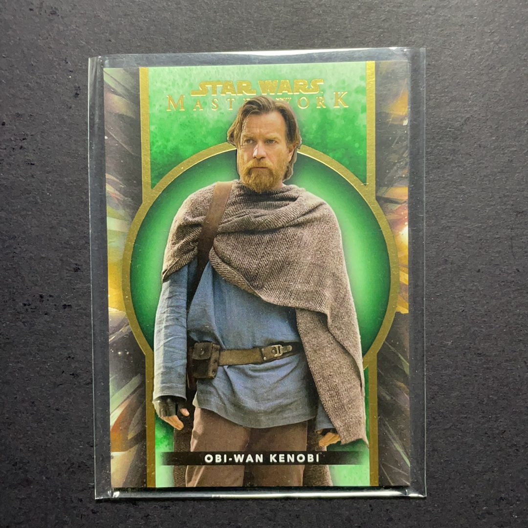 2025 Topps Star Wars 星球大战 欧比旺 美剧欧比旺肯诺比 base绿平行99编 序号61 2022 Topps 星战影视Masterwork大师盒系列