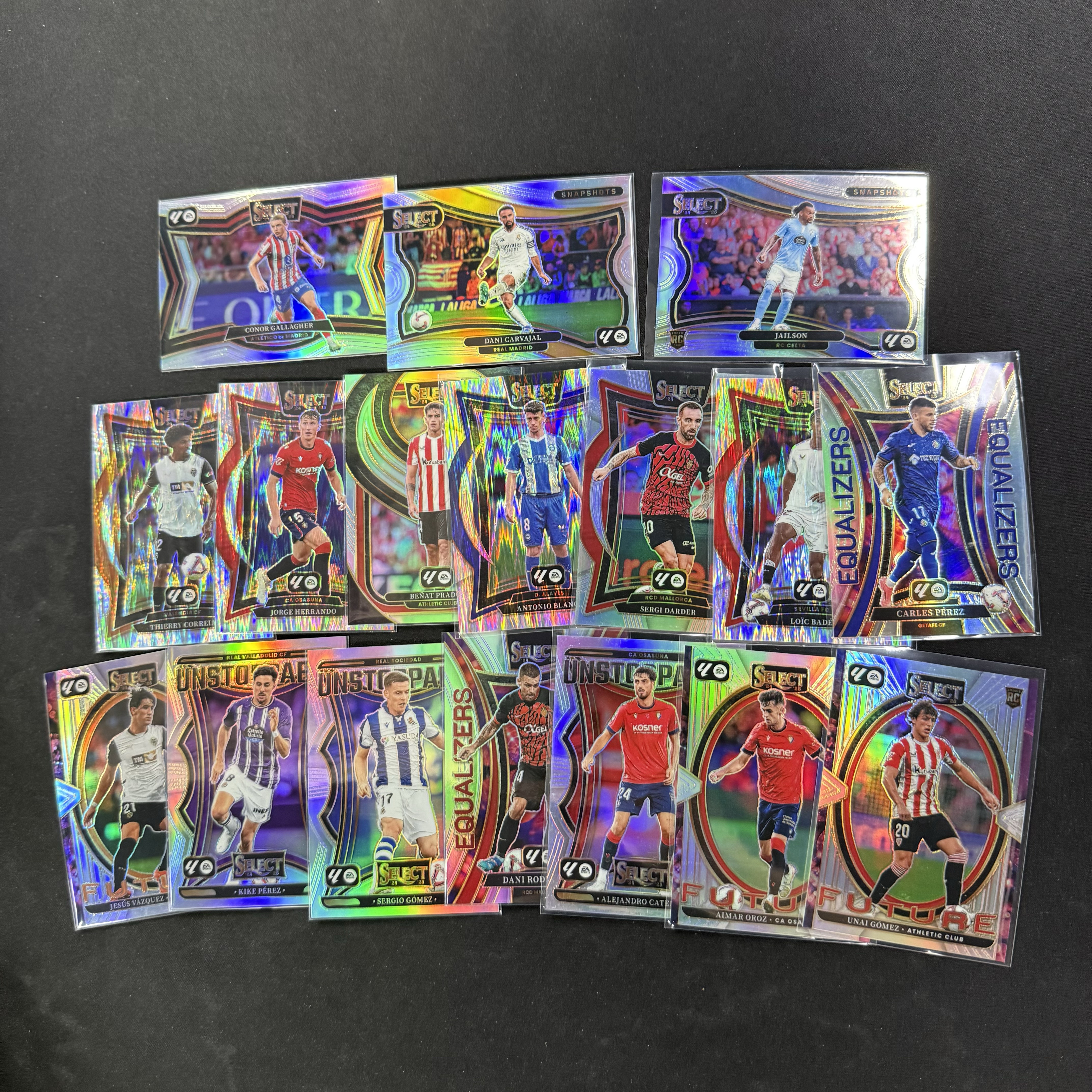 2024-25 Panini Select Daniel Carvajal 【SC拍卖】西甲 卡瓦哈尔 加拉格尔 乌奈戈麦斯 银折 特卡 折射 lot 收藏必备(ing哥)