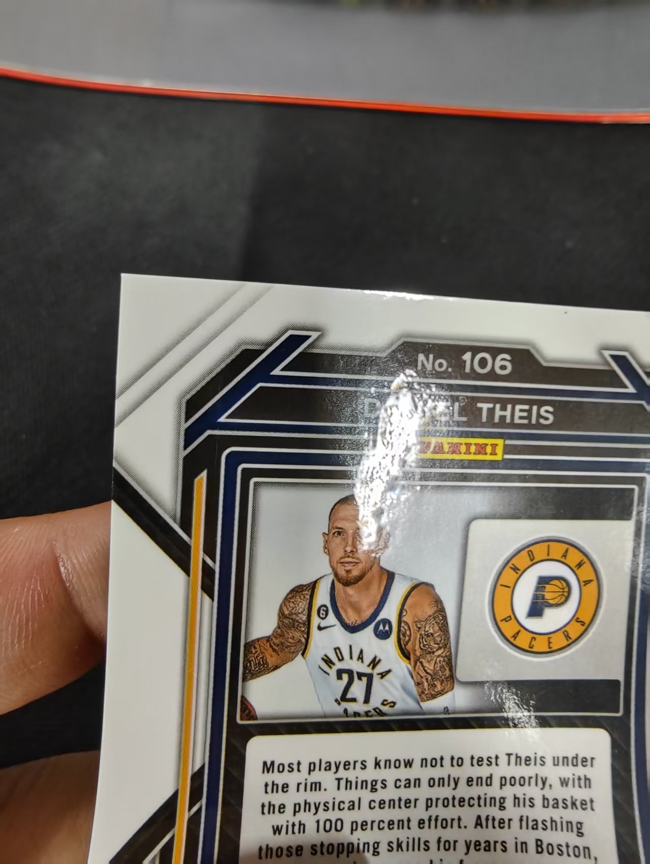 2022-23 Panini Prizm Daniel Theis 丹尼尔 泰斯 步行者 紫碎冰 149编 划痕 边角瑕疵