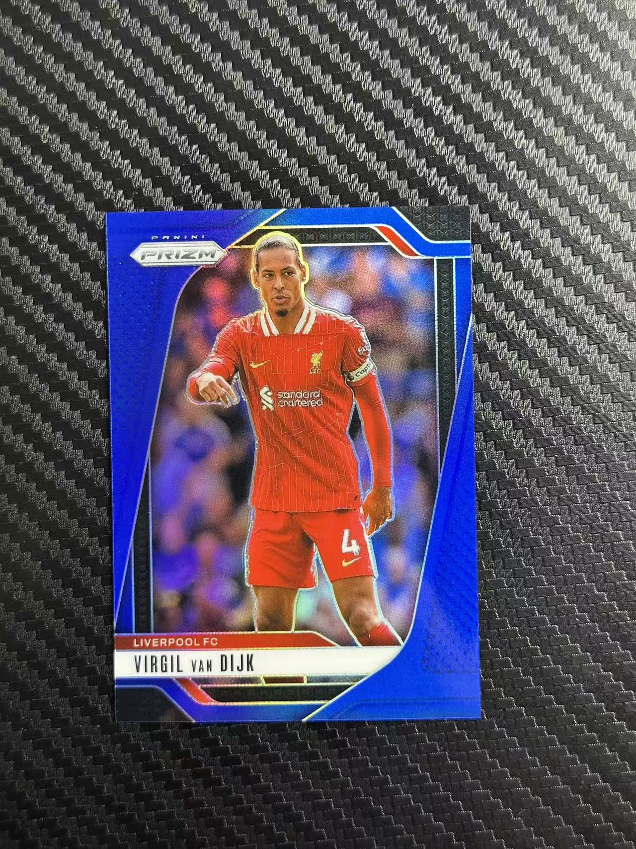 2024-25 Panini Prizm Virgil van Dijk 范戴克 埃因霍温 荷兰 利物浦 180、299编 蓝折 折射 英超 PZ 卡品如图 拍前看描述
