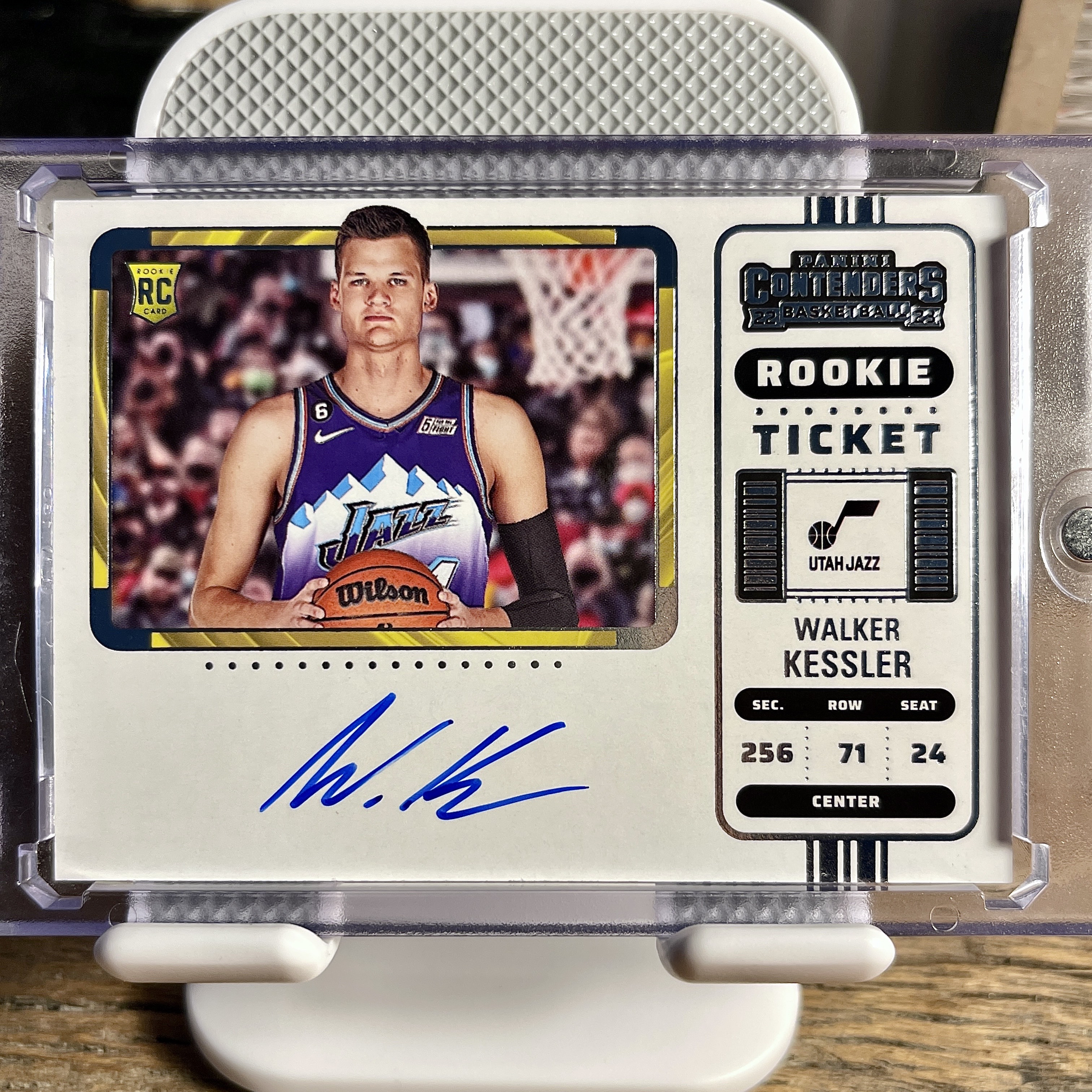 2022-23 Panini Contenders Walker Kessler RC 球票爵士新秀年RC沃克凯