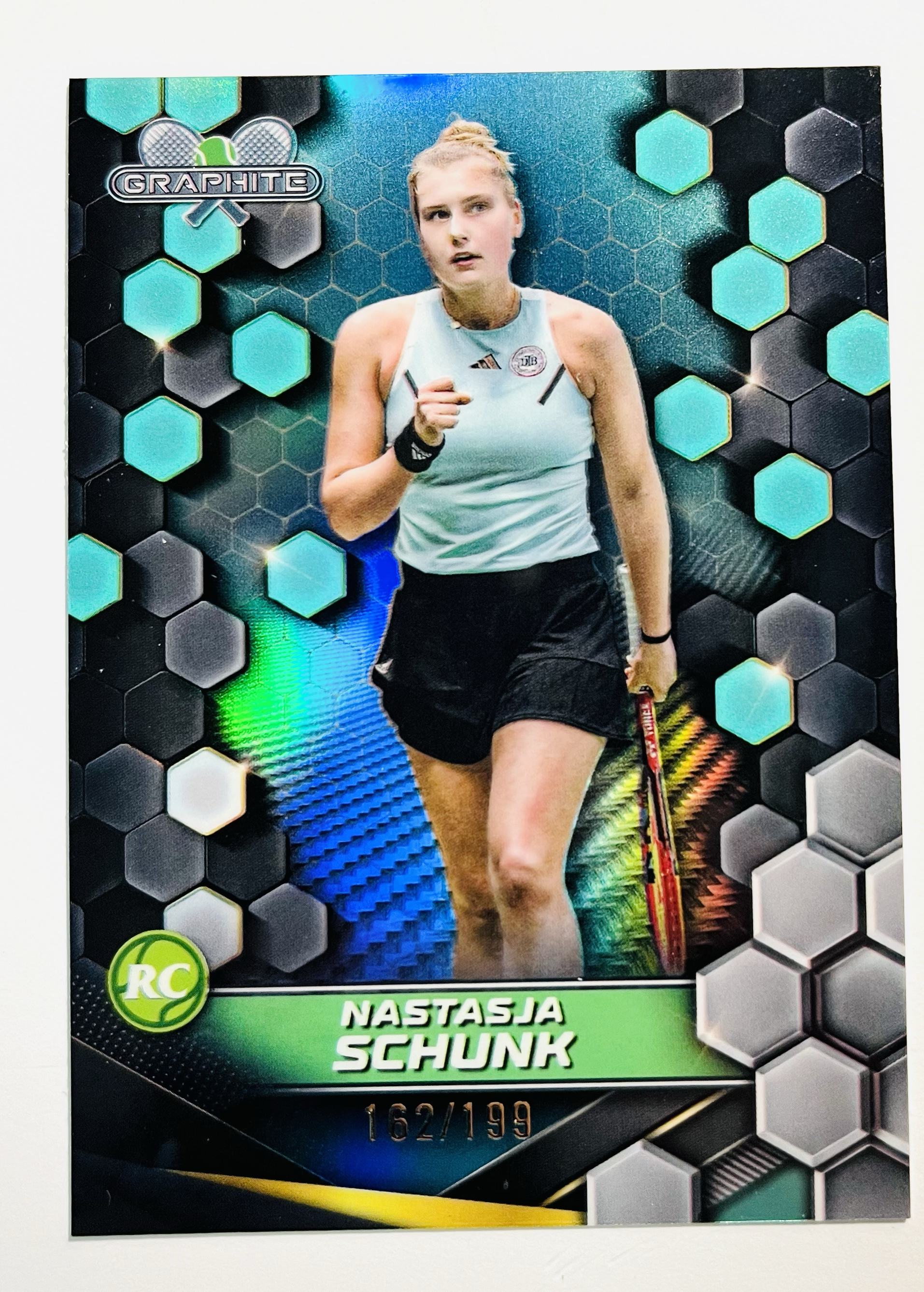 2024 Topps GRAPHITE NASTASJA SCHUNK RC Tennis 网球 石墨高端 德国 娜塔莎 舒克 舒客 RC 超级新人 绿折 青折 199编 细节如图 人迷队迷凑套必备