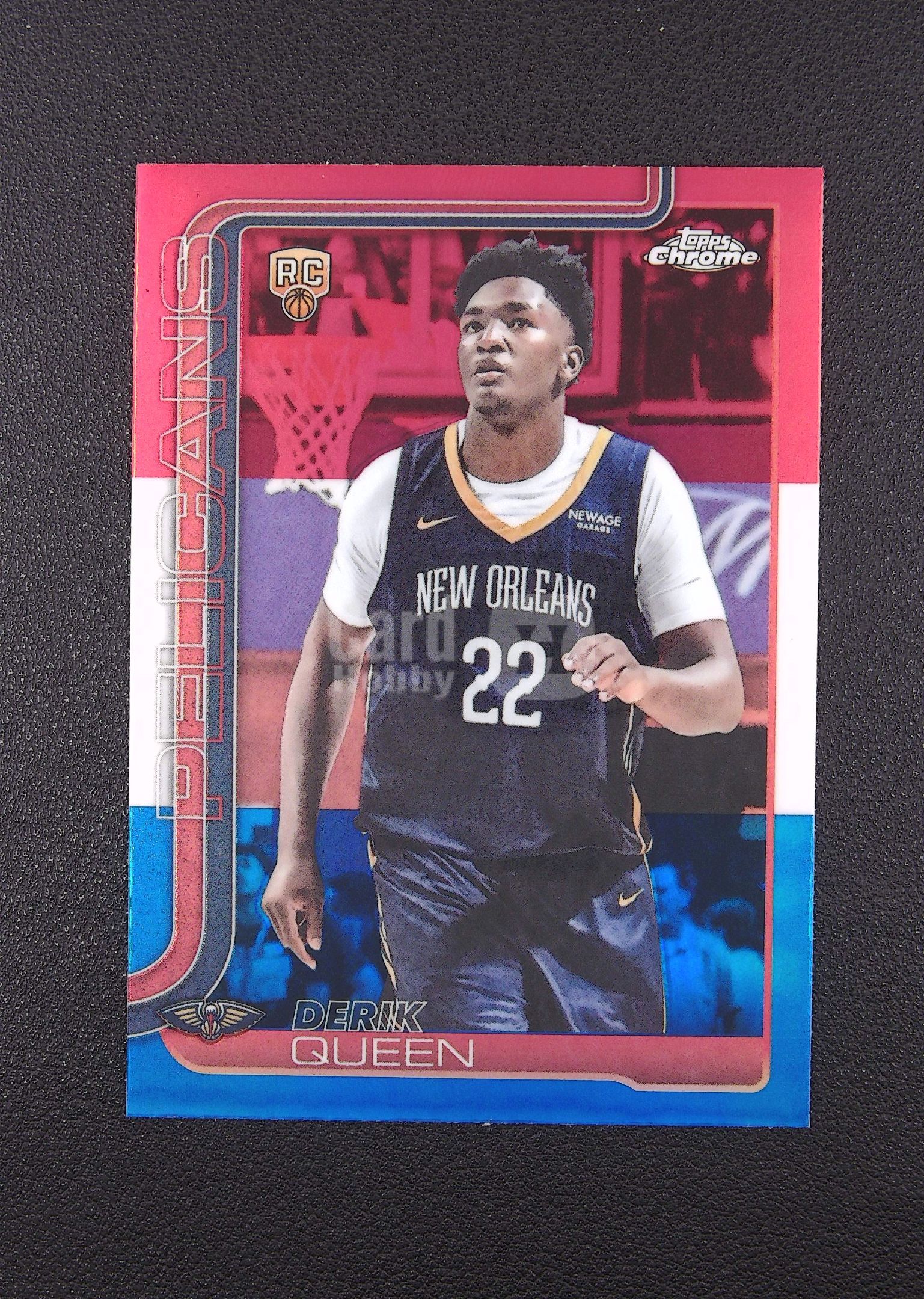 2025 Topps Chrome Derik Queen RC 德里克 奎因 新秀 三色折 鹈鹕 皇后哥【Big M 代拍】 小白001