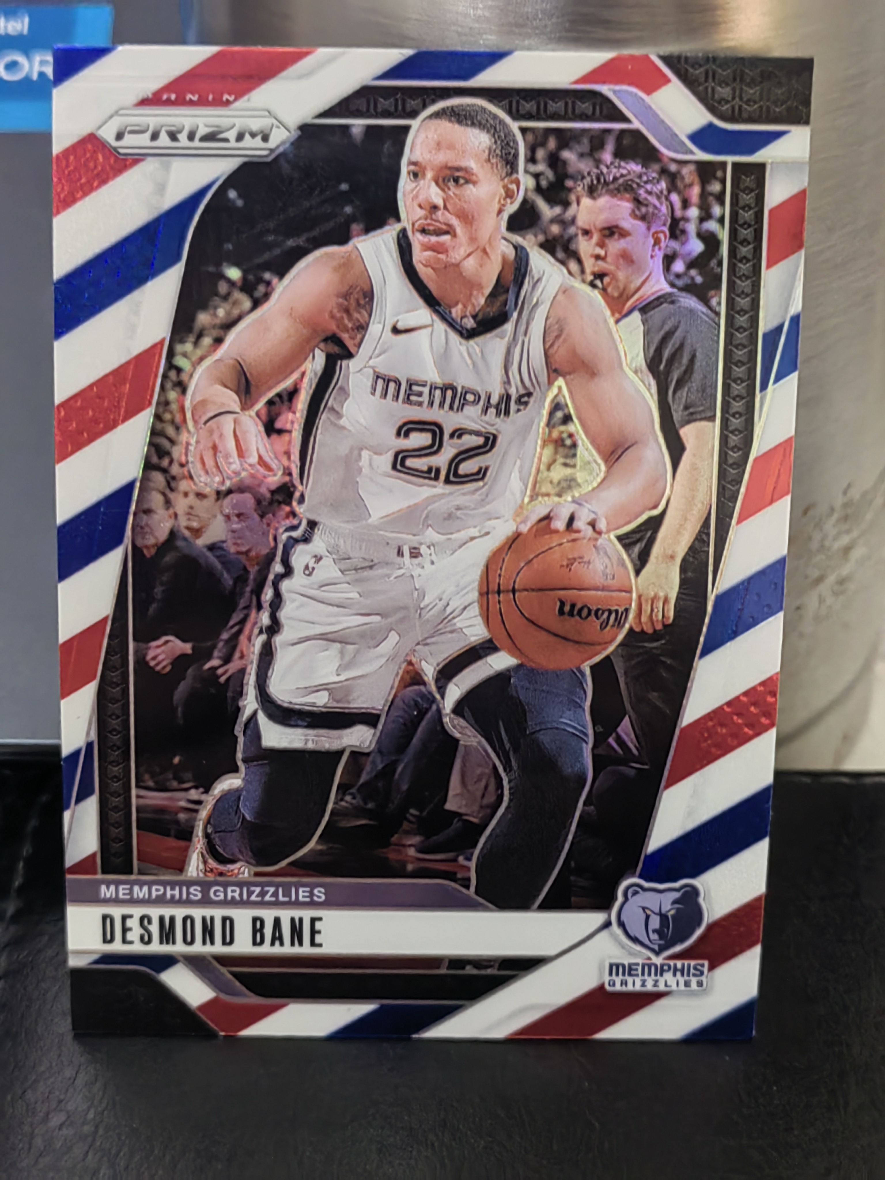 2024-25 Panini Prizm Desmond Bane PZ 三色折 德斯蒙德贝恩 灰熊 篮 白边白角 不保卡品 卡品如图
