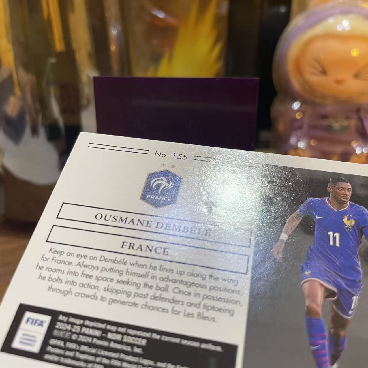 2024 Panini Noir Ousmane Dembélé 【seven拍卖】诺尔 法国 登贝莱 42/49 卡品如图 细节如图 程昊