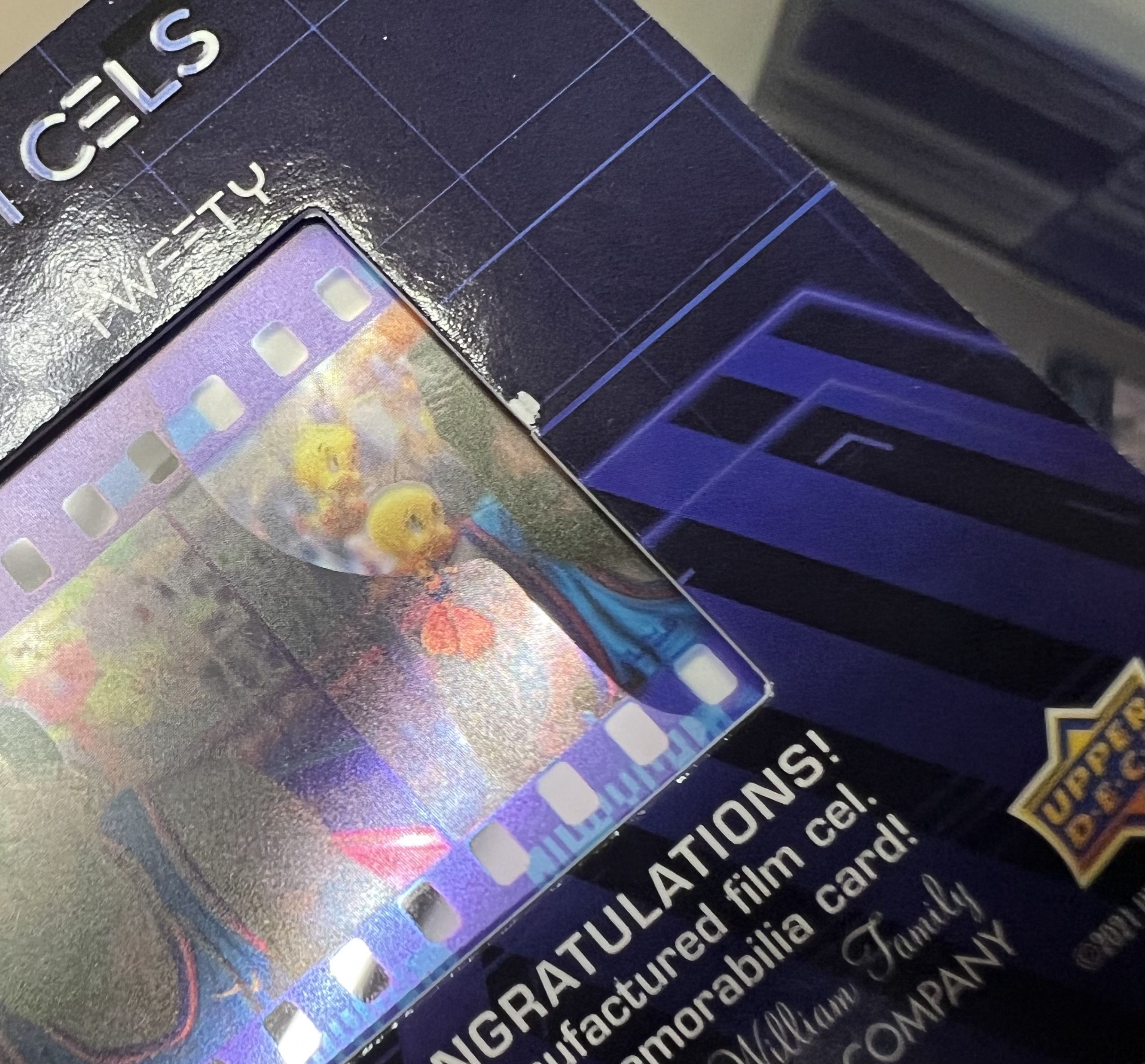 2021 Upper Deck Space Jam Tweety 【卡域代卖】空中大灌篮 New Legacy Film Cels 胶片卡 华纳明星 崔弟 微瑕如图 (阿里)