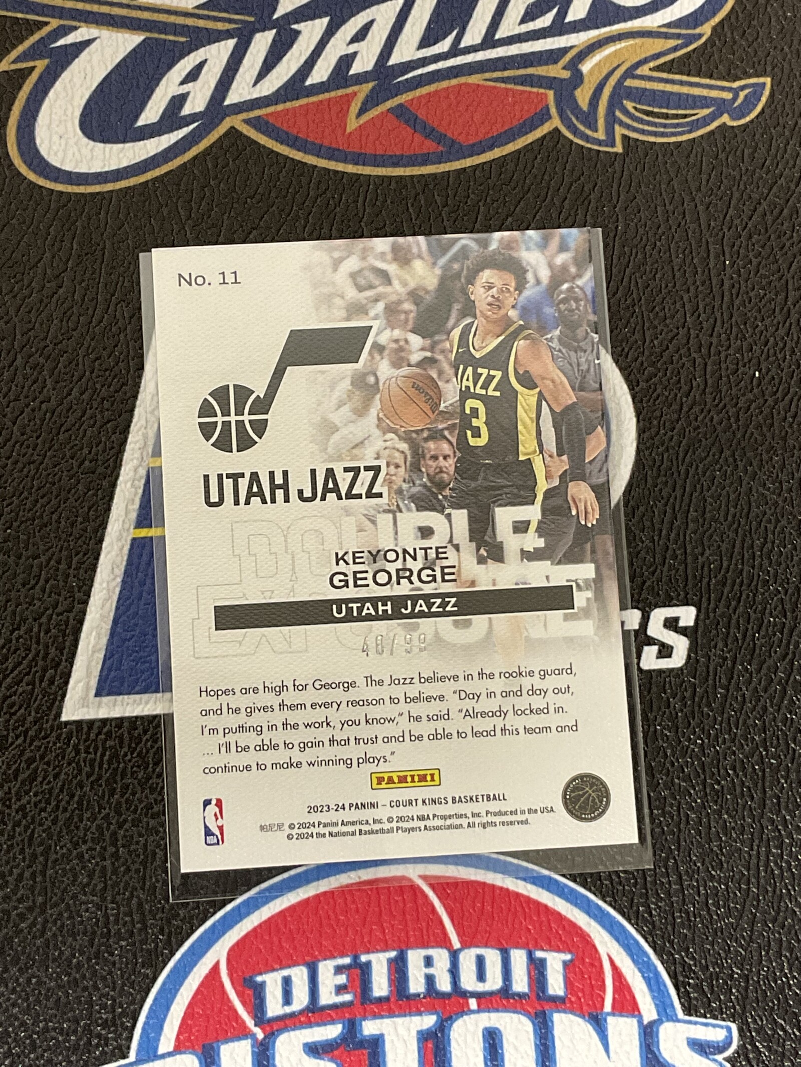 【大树营免费代卖】乔治 新秀 油画 99编 重影 编号如图 全明星水平 收藏必备 卡品如图 瑕疵如图 #绒11.15