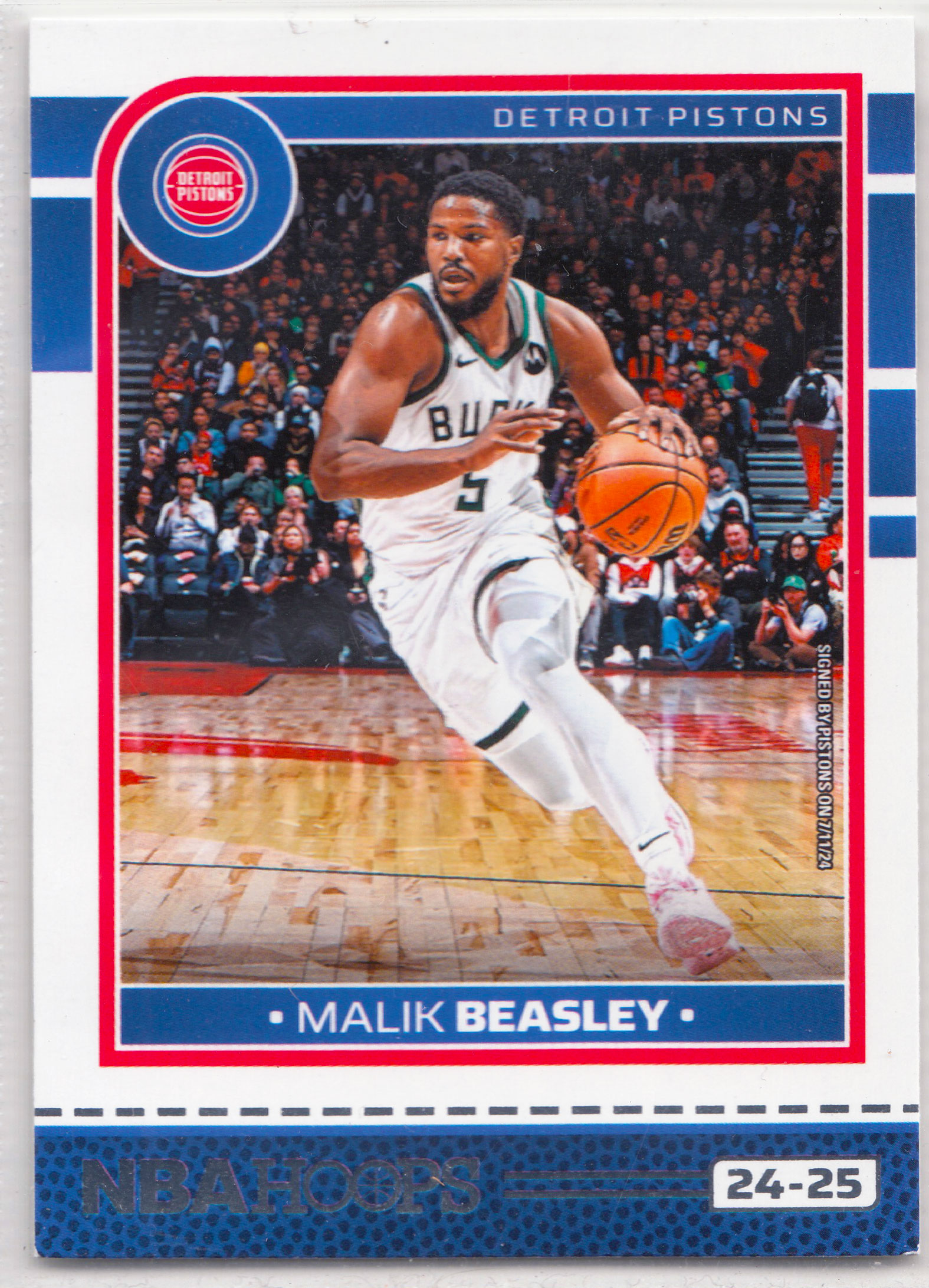 【ABC1 Card Market】2024-25 Panini NBA Hoops Basketball Malik Beasley 马利克 比斯利 Detroit Pistons 活塞 #145 凑套专收必备 HP11826