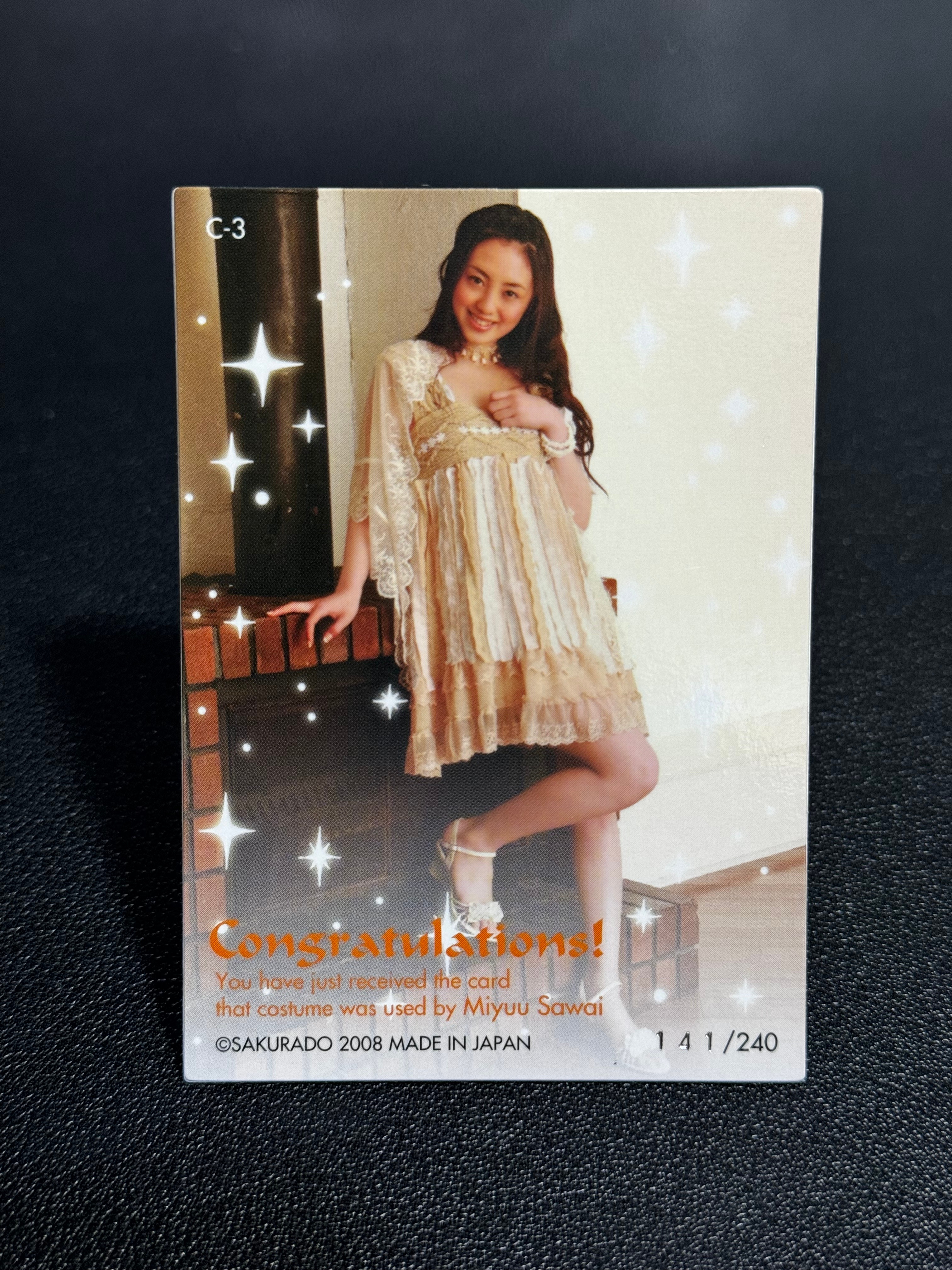 2025 Other FIRST TRADING CARD Miyuu Sawai 有限会社ヒッツ HITTS 有限会社 日本 著名 艺人 泽井美优 写真 物料卡 240编 LWXX