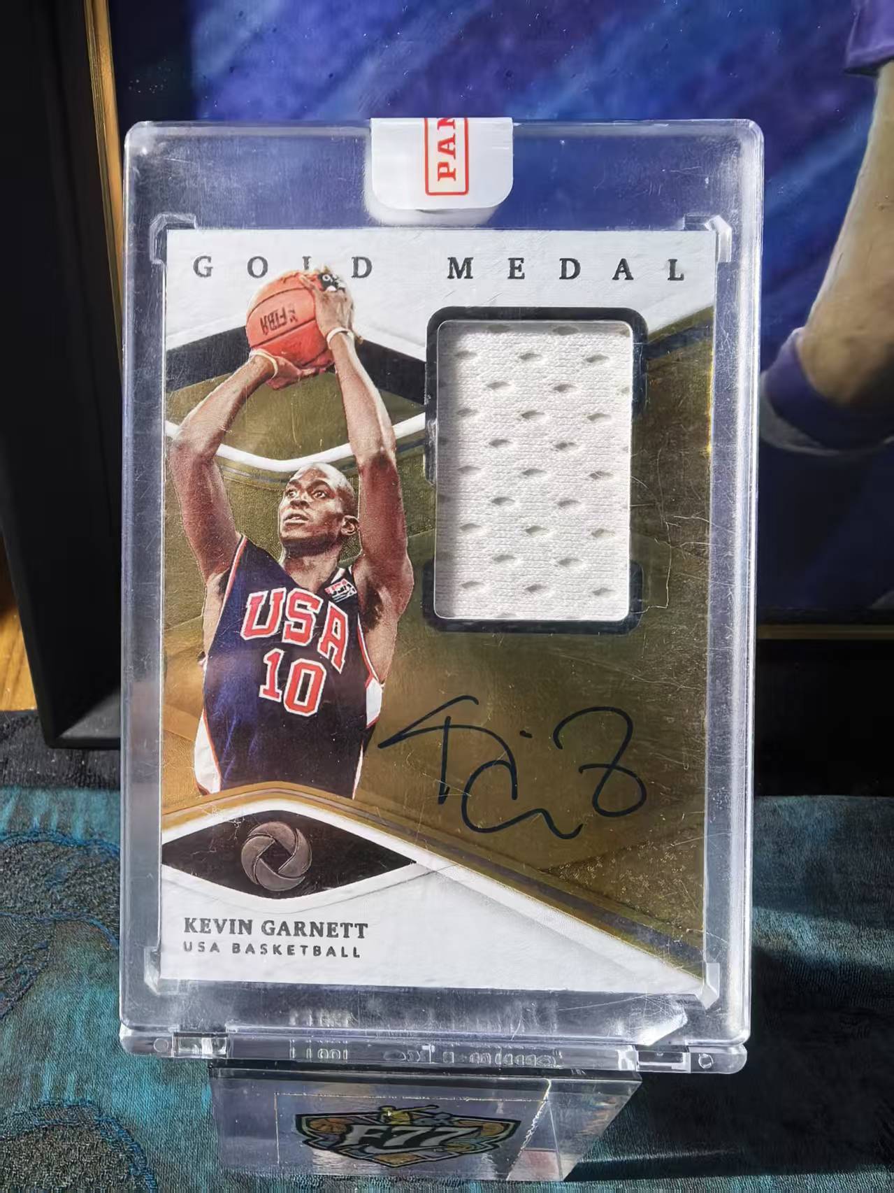 2019-20 Panini Opulence Kevin Garnett 金书 凯文 加内特 KG 狼王 梦之队 签字 卡签 球衣切割 59/79编 JA 原封砖 收藏必备