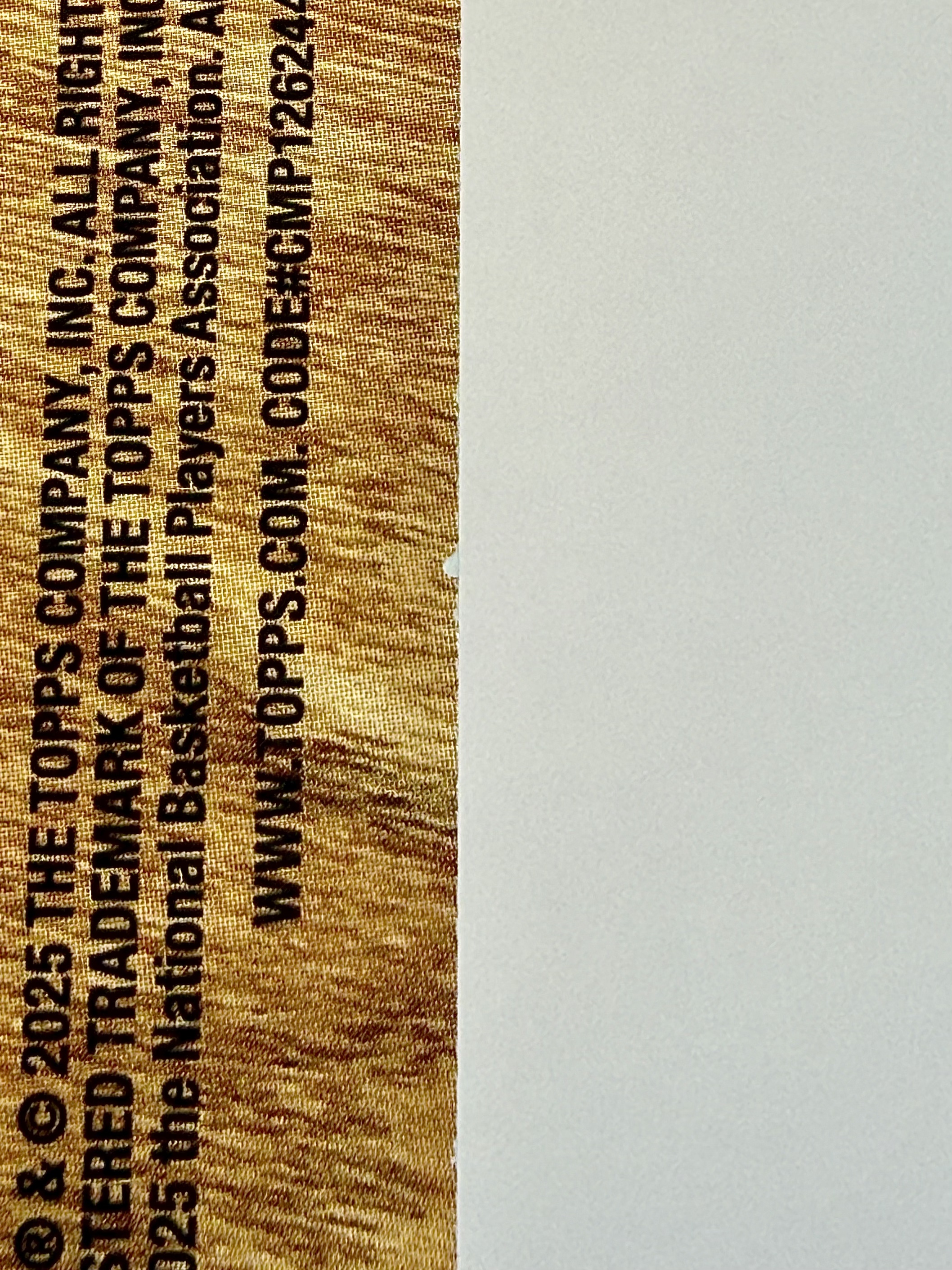 2025 Topps Flagship Ace Bailey RC 埃斯 贝利 新秀 Hardwood Stars 木纹特卡 定妆照 大比例 SSP 爵士 埃斯 未来可期 卡品微瑕如图【DD】