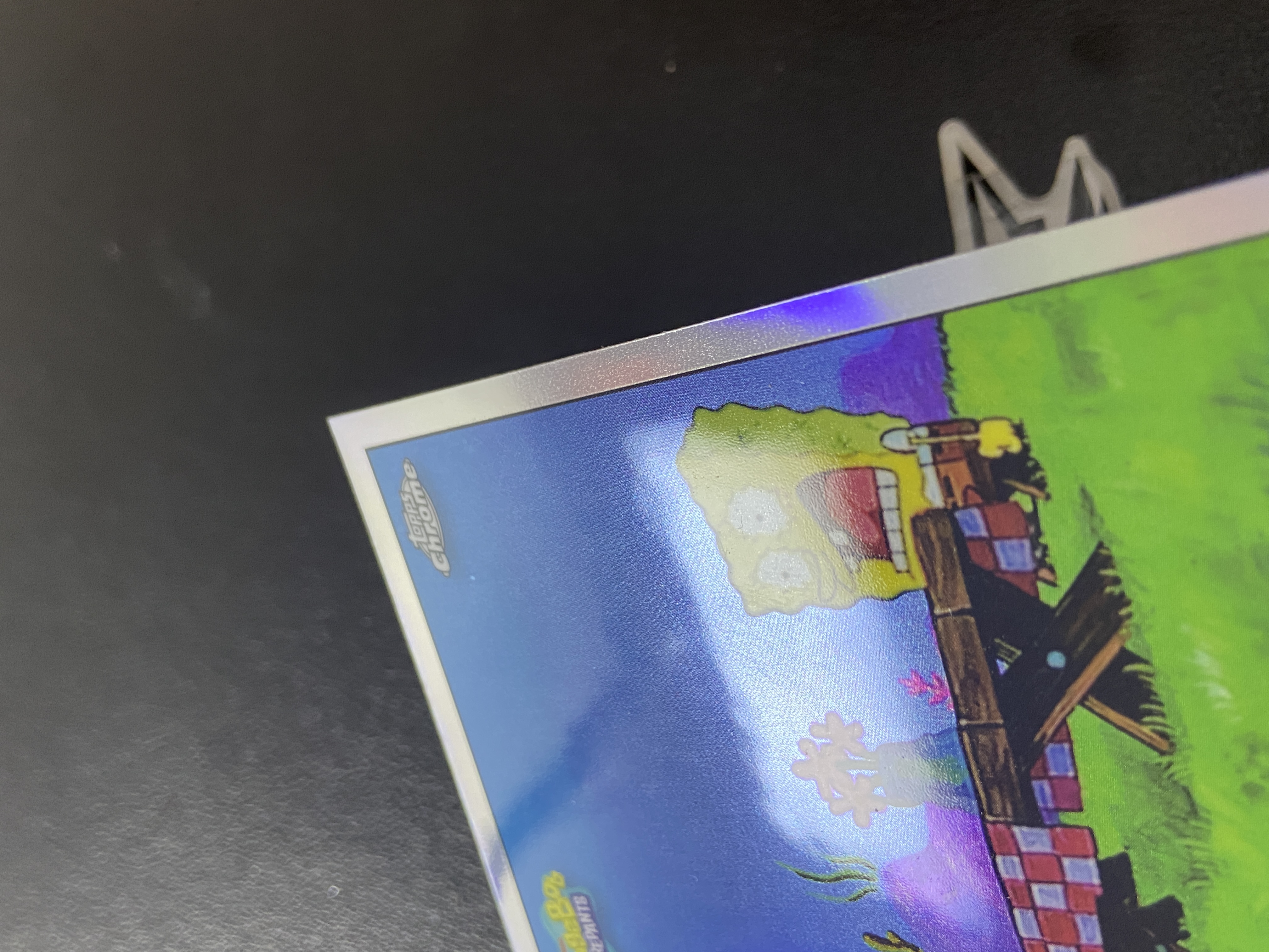 【暴怒代卖】2025 Topps Chrome 海绵宝宝 SpongeBob 25周年 元年 TC I Need It 海绵宝宝 剧情卡 银折 收藏必备 瑕疵如图|暴怒汤白F5