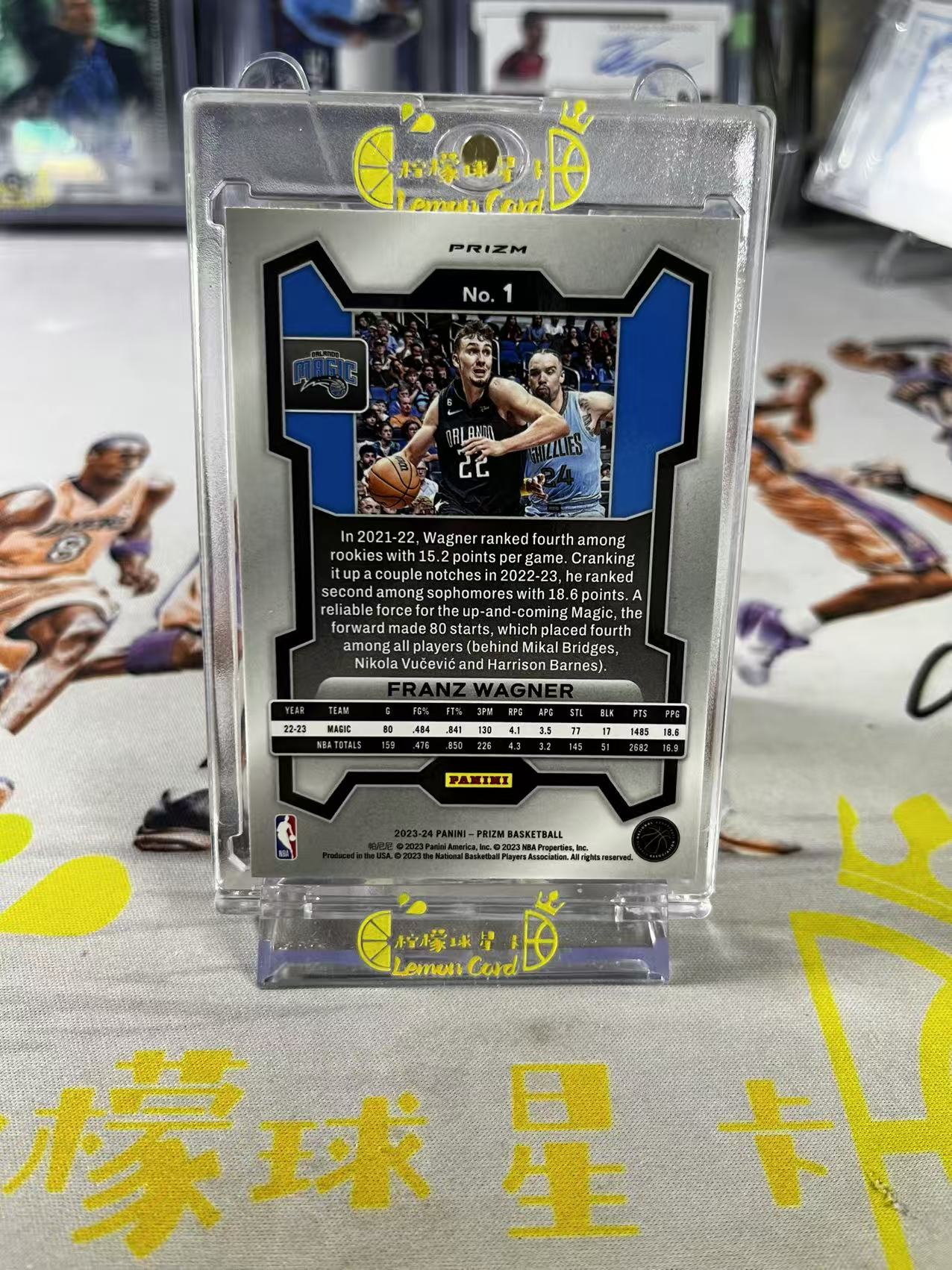 2023-24 Panini Prizm Franz Wagner 【柠檬球星卡拍卖】魔术 弗朗茨 瓦格纳 银折 折射 pz 微瑕如图 #不语