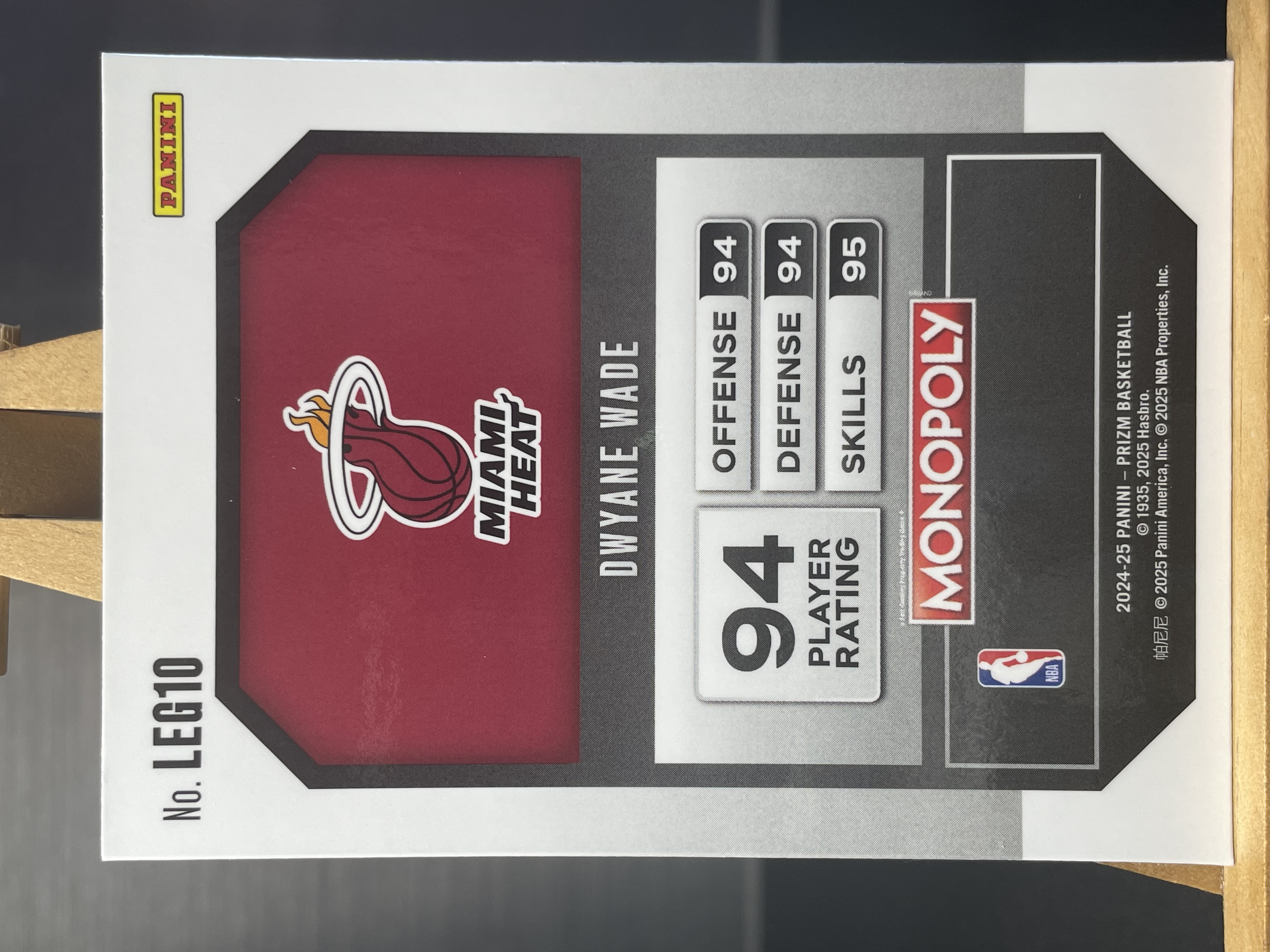 (A2) 2024-25 PANINI PRIZM 特卡 韦德 热火 收藏凑套必备 卡品如图 !!!