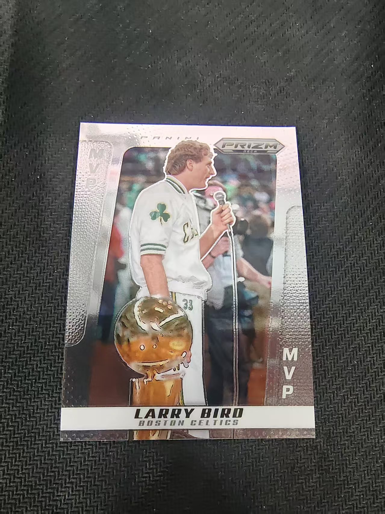【可合并,不累计】2024-25 Panini Prizm Larry Bird DECA 凯人特人 拉里伯德 PZ 复刻 MVP 捧杯 划痕 边角瑕疵 #296