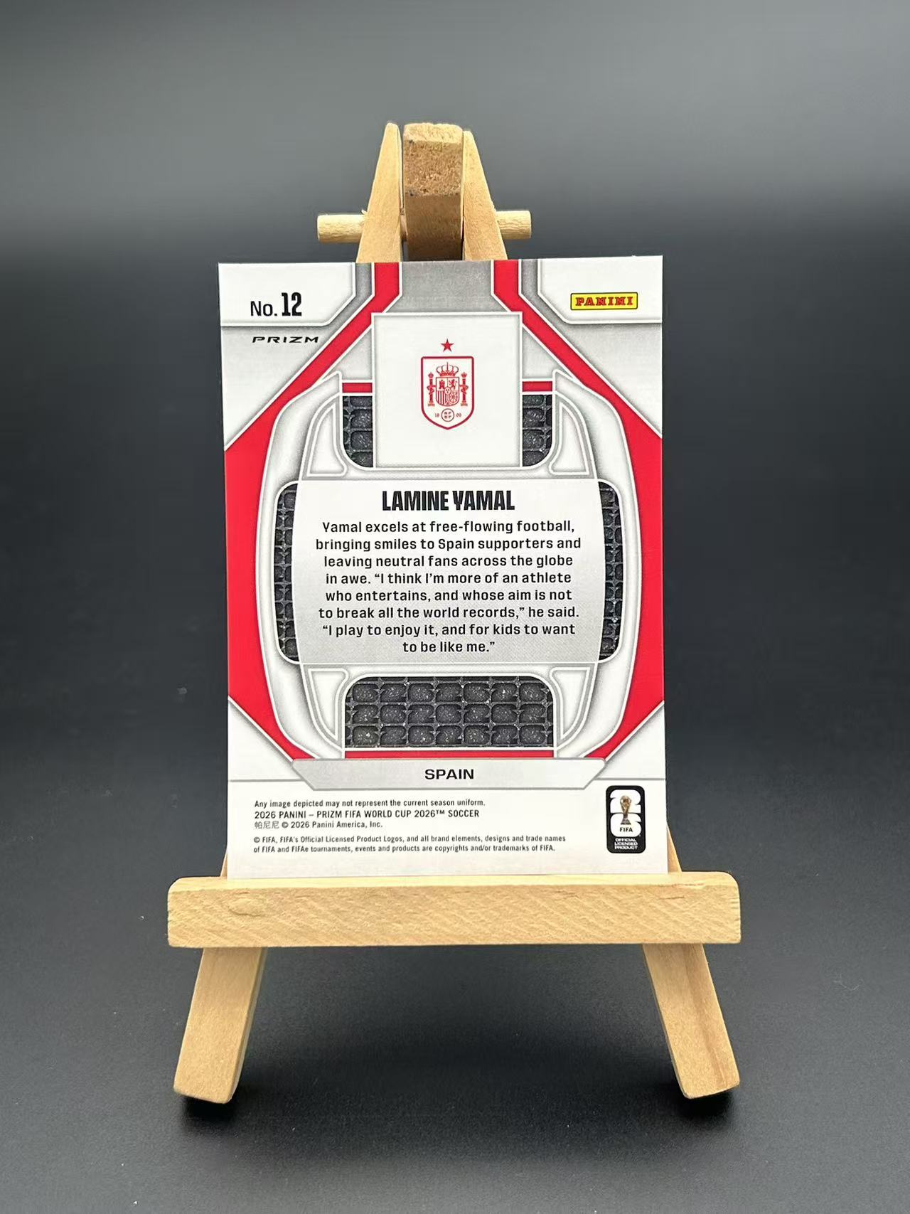 2026 Panini Prizm 世界杯【闪拍代拍】西班牙 拉明 亚马尔 新时代特卡 脉冲折 卡品如图 【寻觅5】