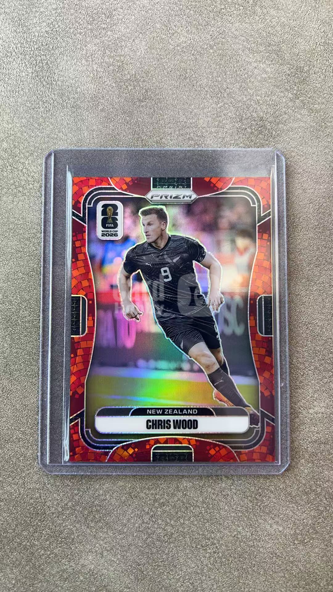 7859【330球星卡实体店代卖】2026 帕尼尼 PRIZM WORLD CUP 世界杯 CHRIS WOOD 克里斯 伍德 新西兰 加拿大折 枫叶折 56/86编 仅顺丰寄付 (RT)
