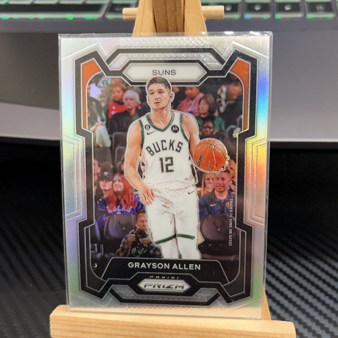 2023-24 Panini Prizm Grayson Allen 格雷森 艾伦 太阳 银折 折射 prizm系列 pz 卡品如图 凑图必备 值得收藏!免费代卖!