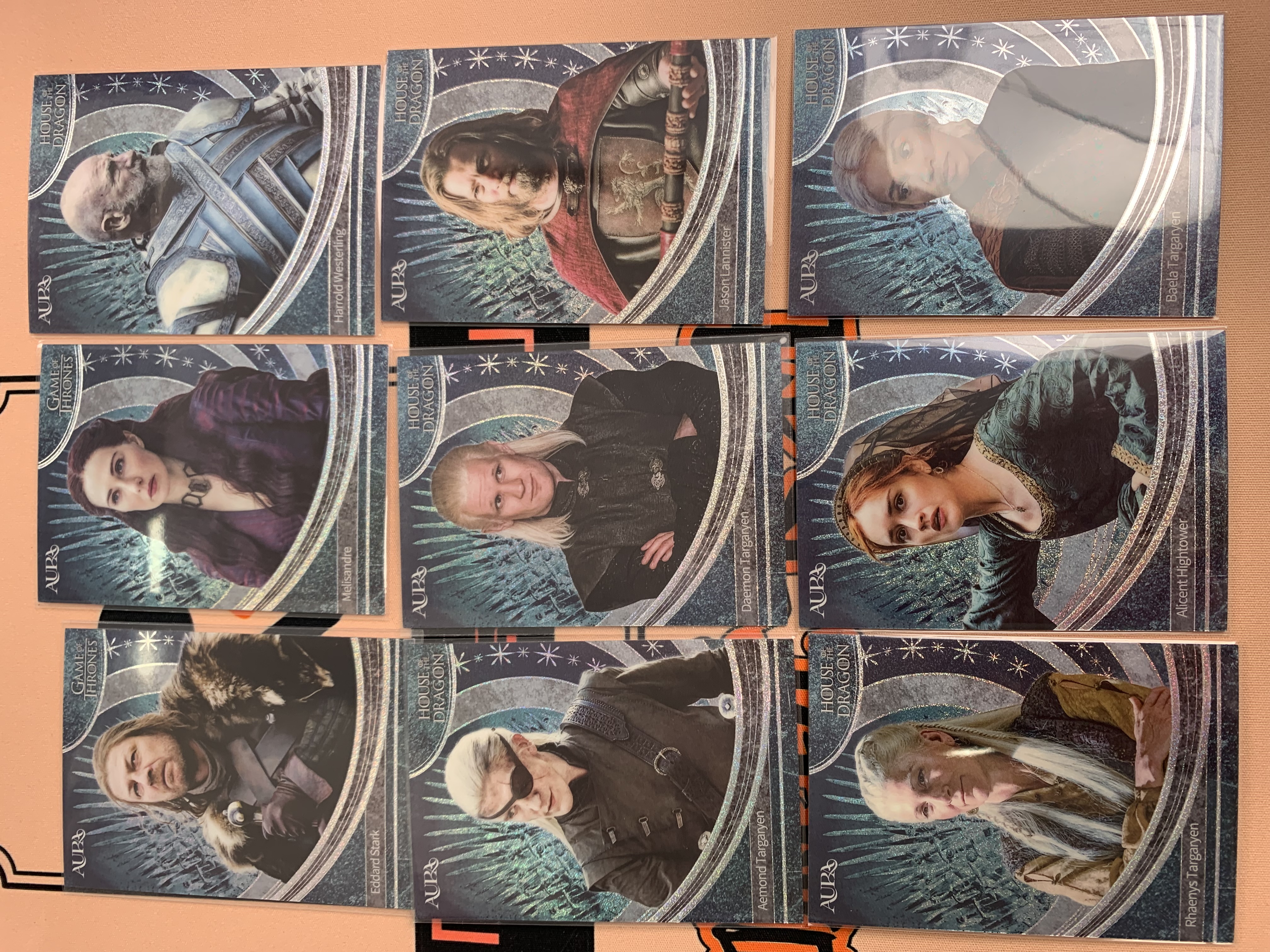 2025 Kakawow 权力的游戏 权游 9张lot 海洋青/145 不重复 卡品如图 关联:龙妈 雪诺 弥桑代 迪士尼 topps