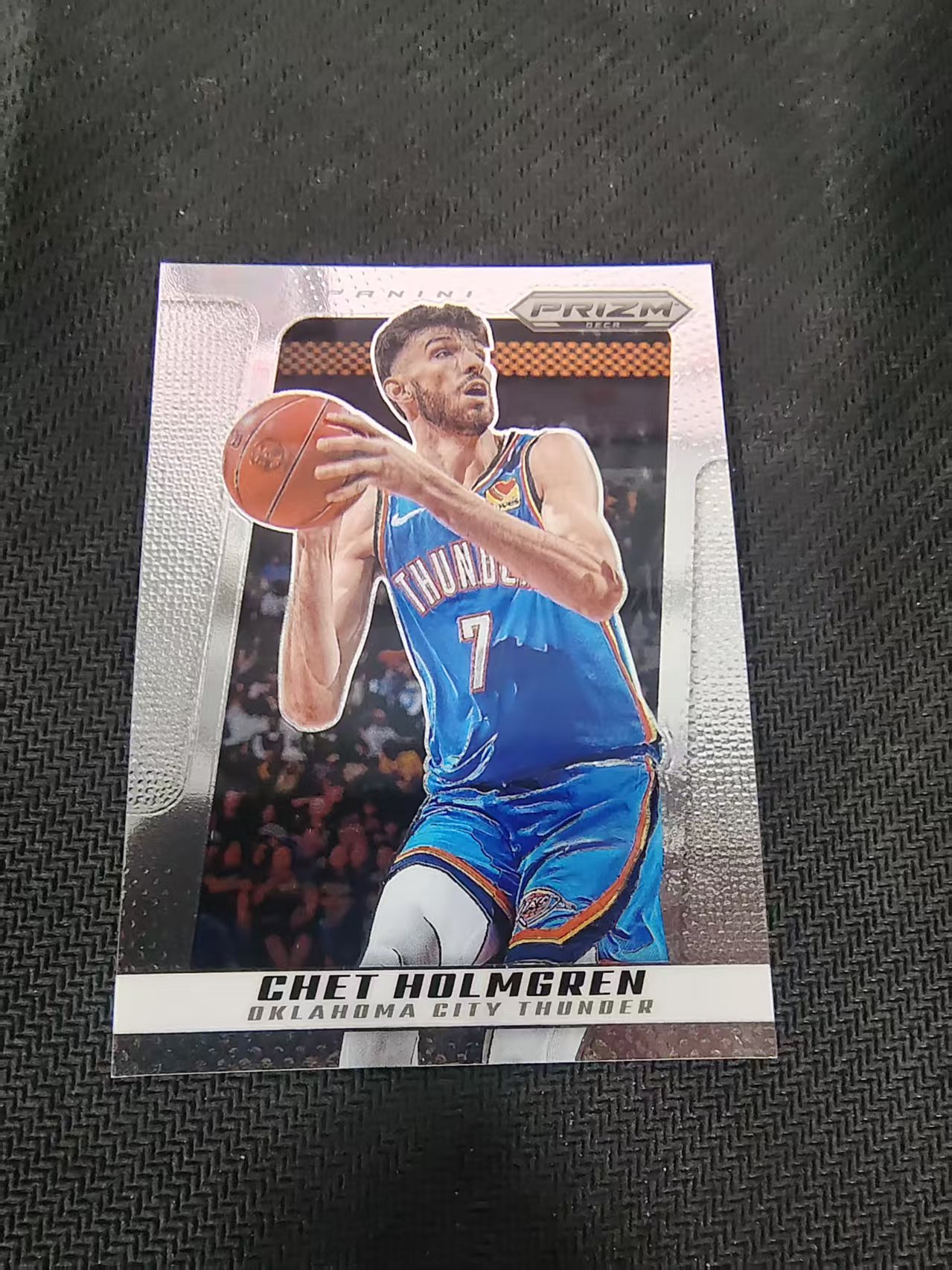 【可合并,不累计】2024-25 PANINI Prizm Deca chet holmgren 复刻 雷霆 切特 霍姆格伦 PZ 划痕 边角瑕疵 #132