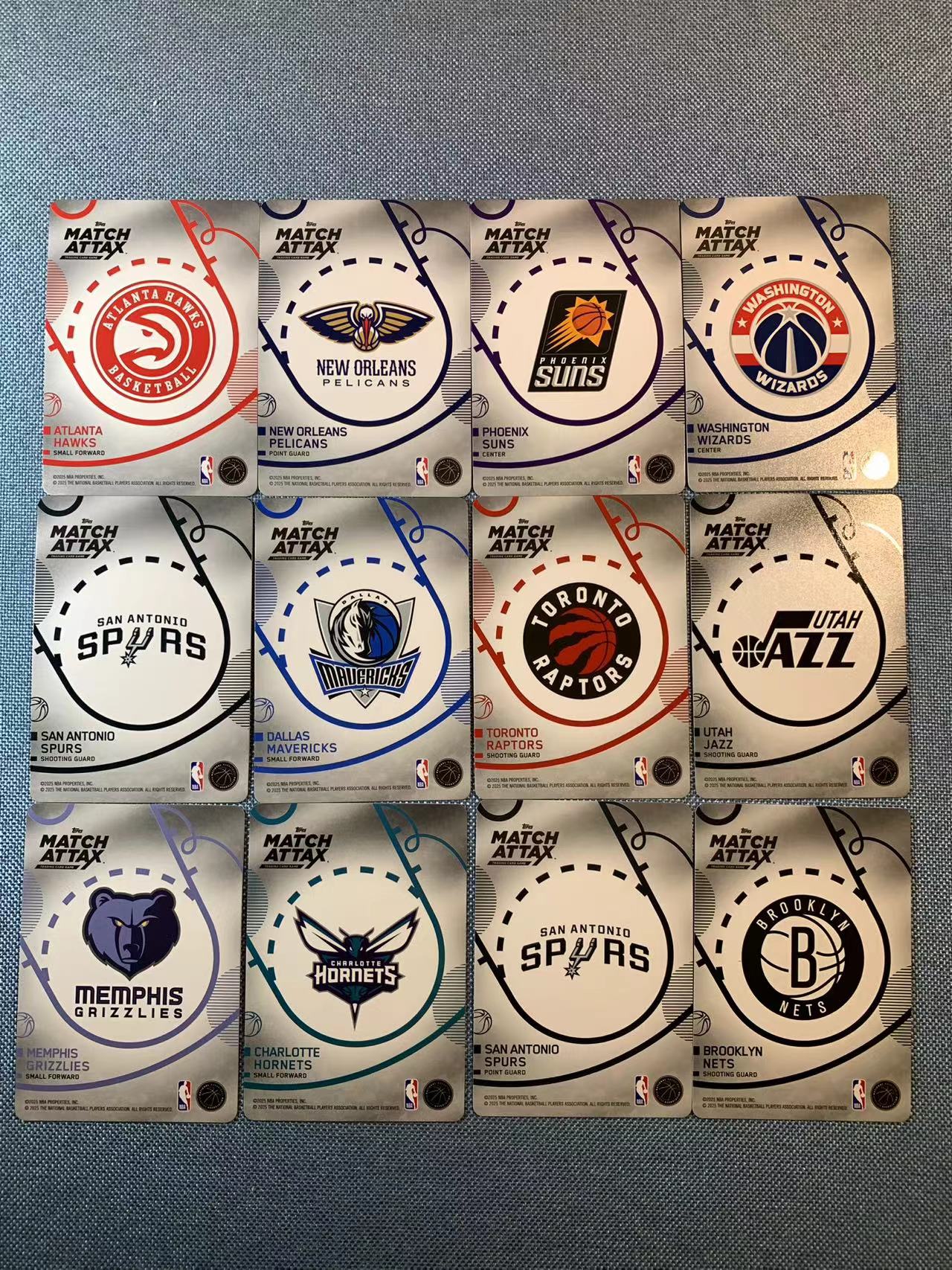 (詹叔代拍)2025-26 topps attax 游戏版 卡游联名 弗拉格 科林斯 布兰登 米勒等 特卡 折射 特卡 折射 一图多张打包 顺丰寄付 i3