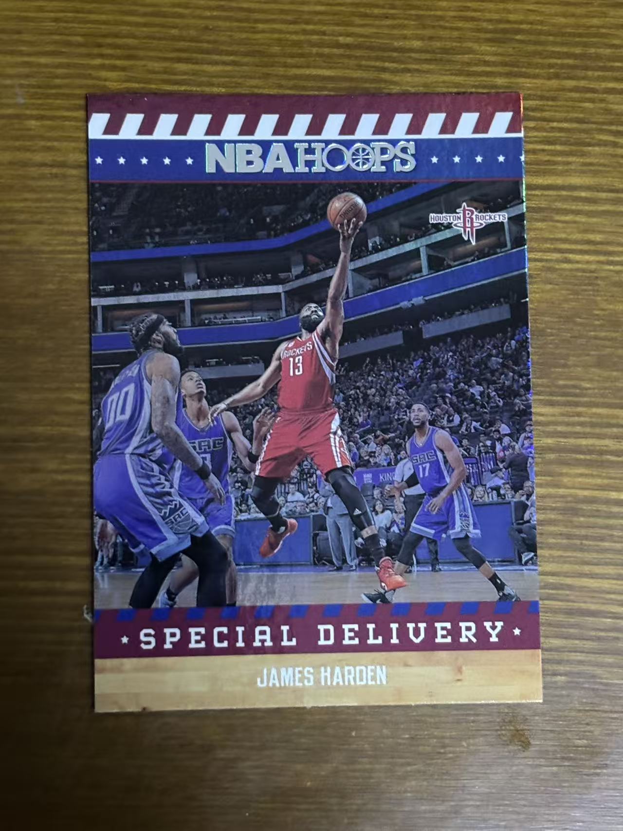 2017-18 Panini NBA Hoops James Harden 【磊子球星卡】 詹姆斯 哈登 登哥 大胡子 火箭 Hoops Special Delivery 极速派送 卡品如图 介意勿拍