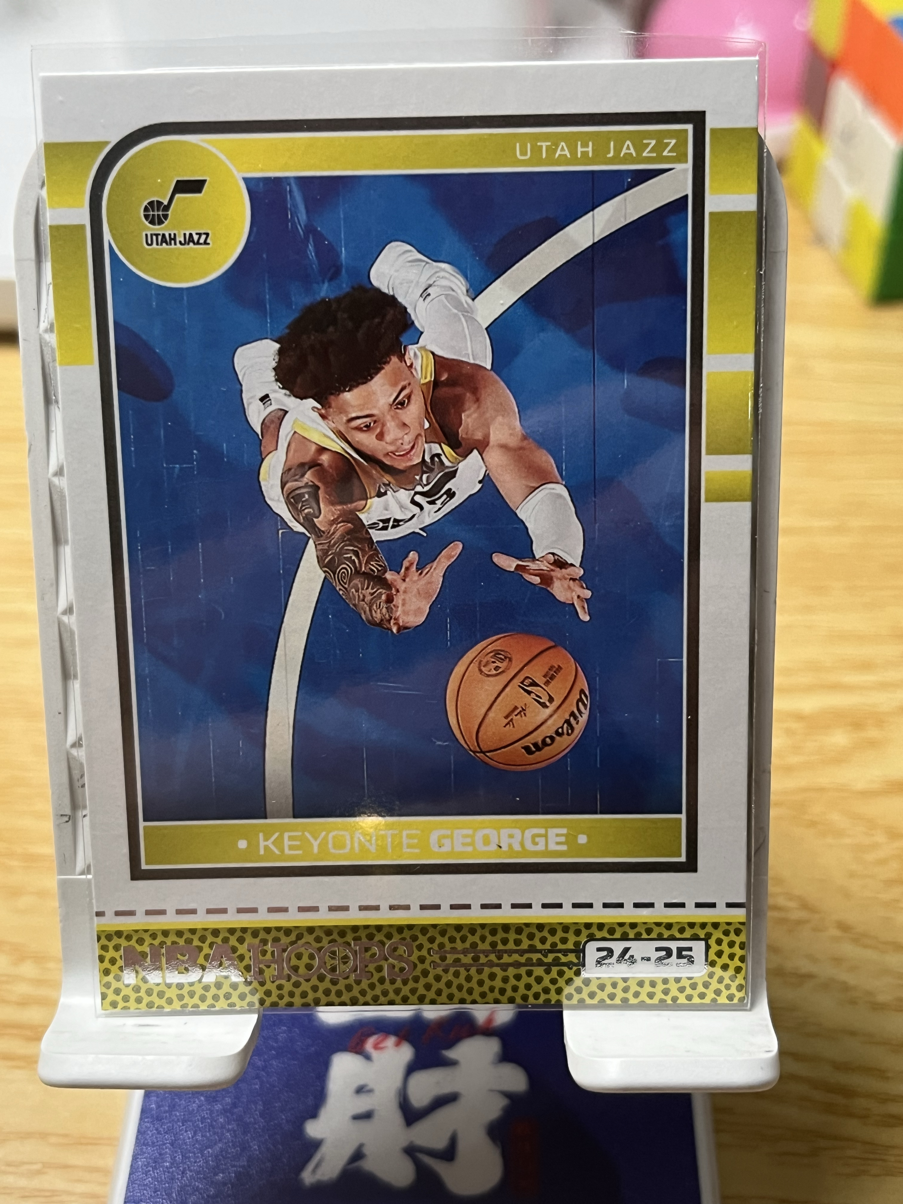 A8 2024-25 Panini NBA Hoops Basketball Keyonte George 基昂特 乔治 Utah Jazz 犹他爵士 凑套 实卡好看 卡品如图 专收凑套必备
