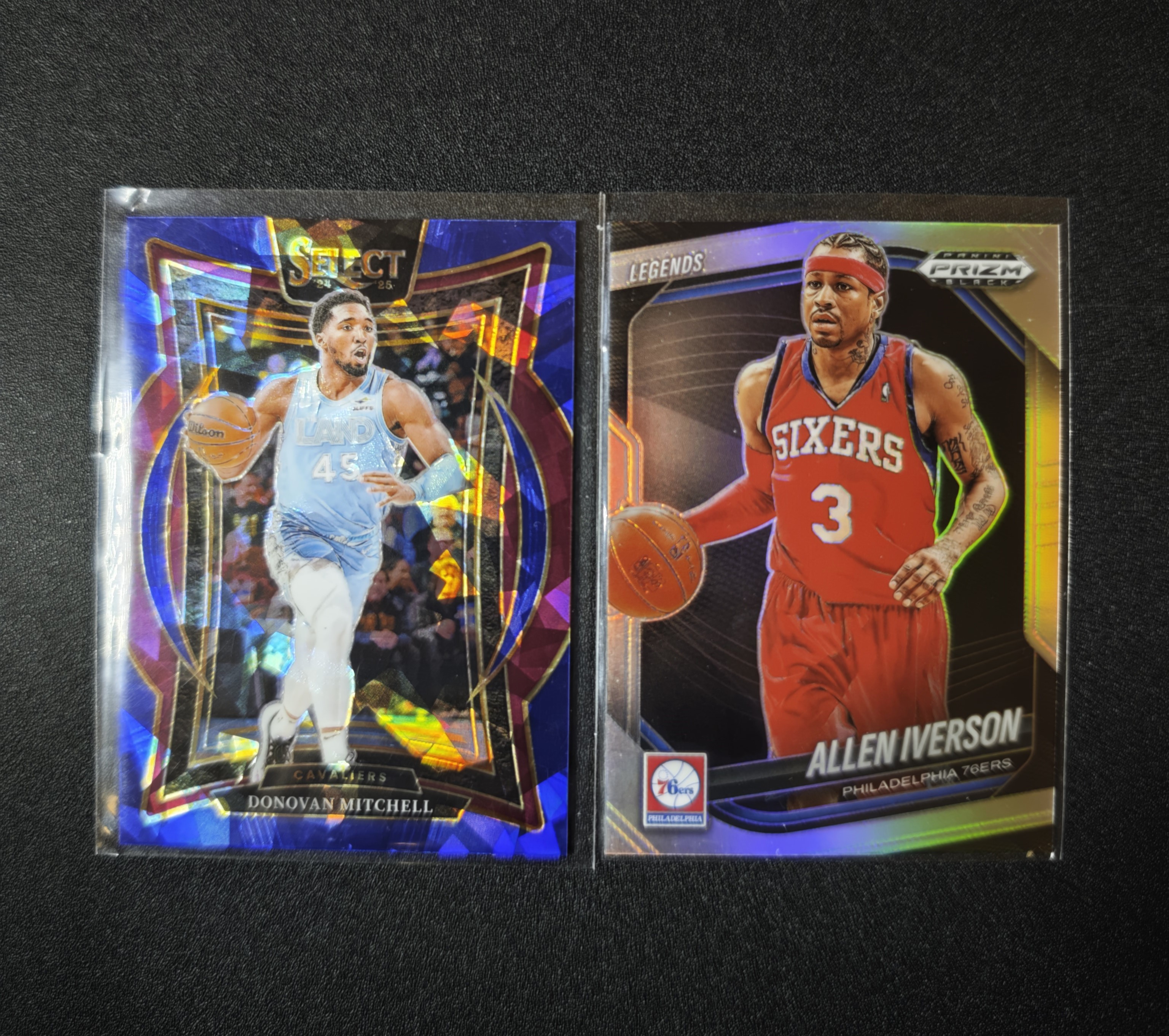 lot 2张 多诺万 米切尔 阿伦 艾佛森 特卡 不保卡品 91代拍