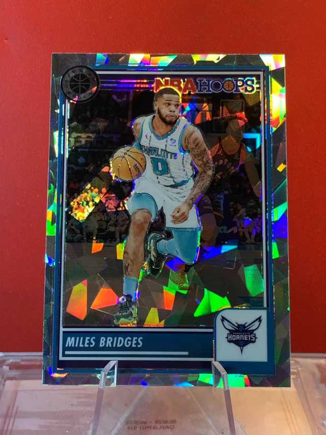 （老末精品代拍）2023-24 Panini Hoops miles bridges  黄蜂 迈尔斯 布里奇斯 白碎冰折 顺丰 免费代拍X7