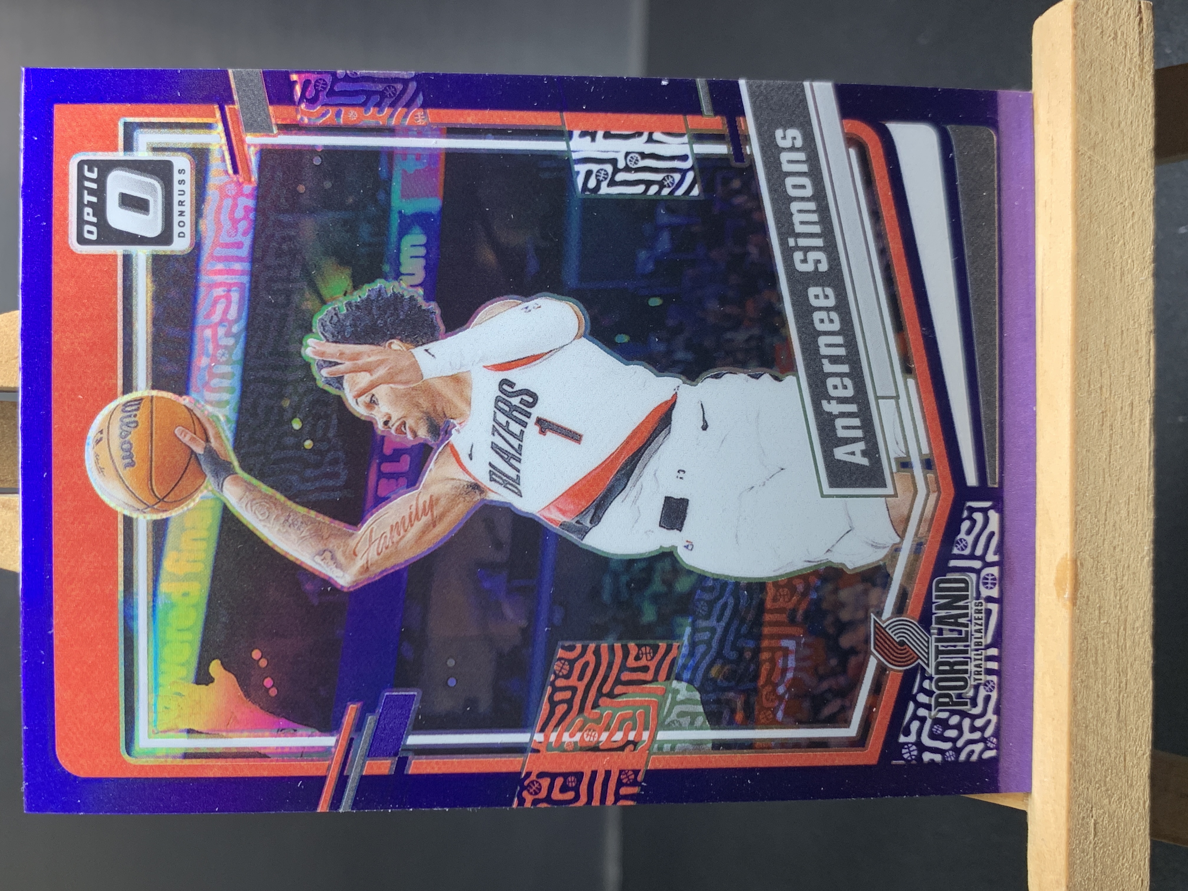 (C6) 2023-24 PANINI OPTIC 紫折 安芬尼 西蒙斯 开拓者  近期大热球星 收藏必备 卡品如图 ! !