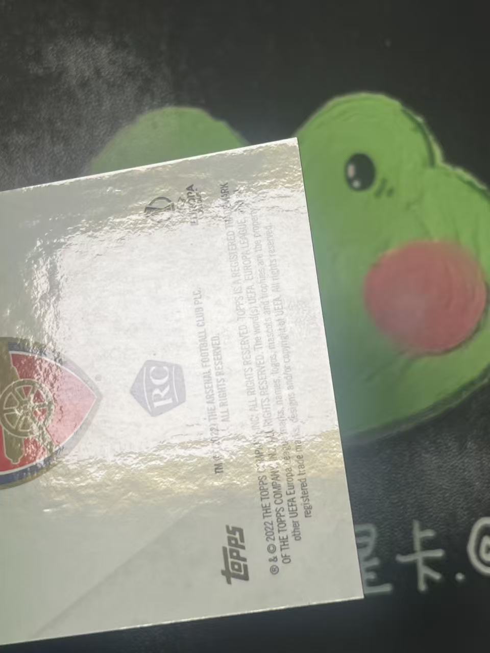 2022-23 Topps Deco Marquinhos DECO 阿森纳 马尔基尼奥斯 新秀 RC 99编 微瑕如图【ZYP代拍】暴暴